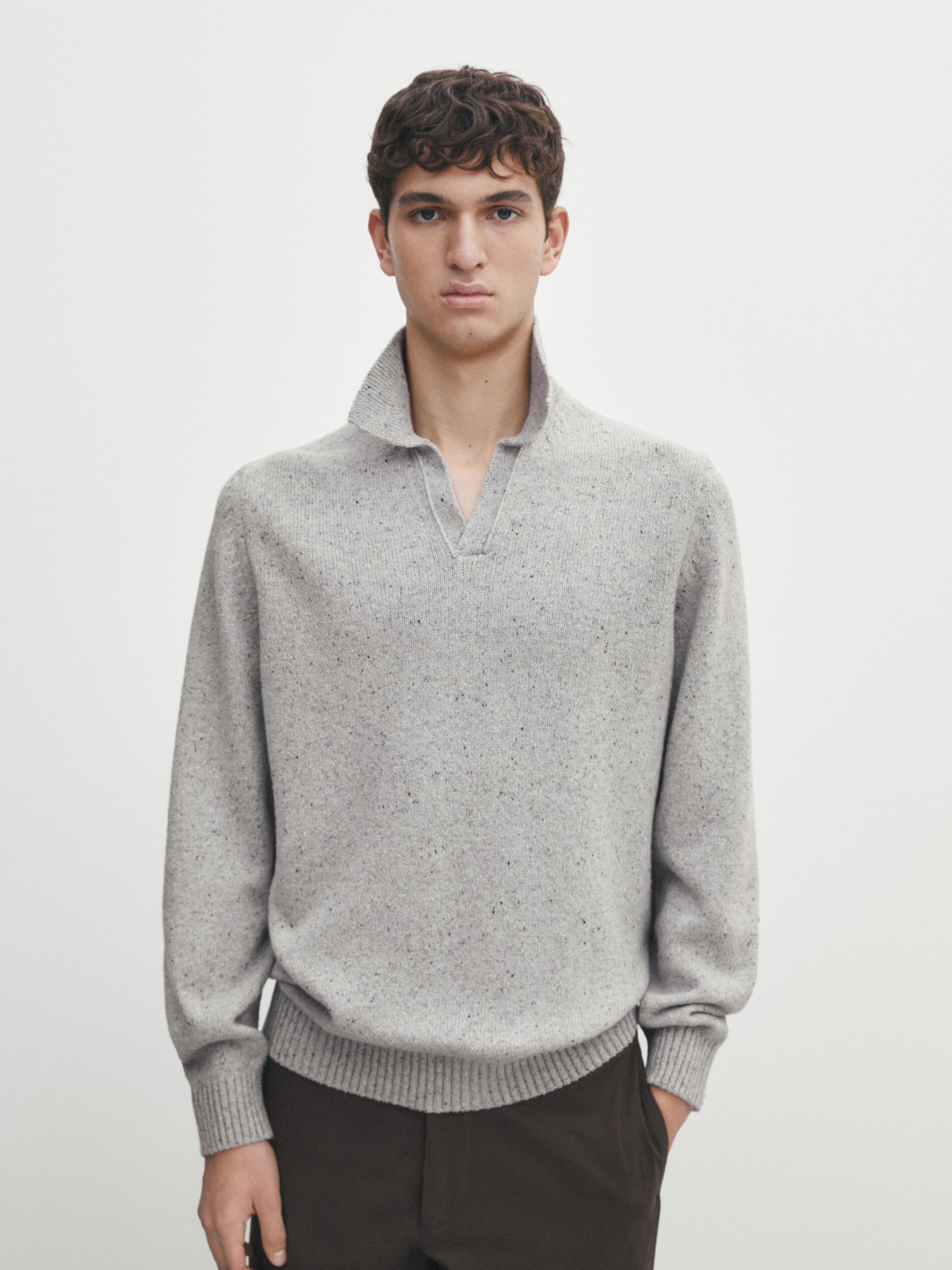 Polo gray sweater sales