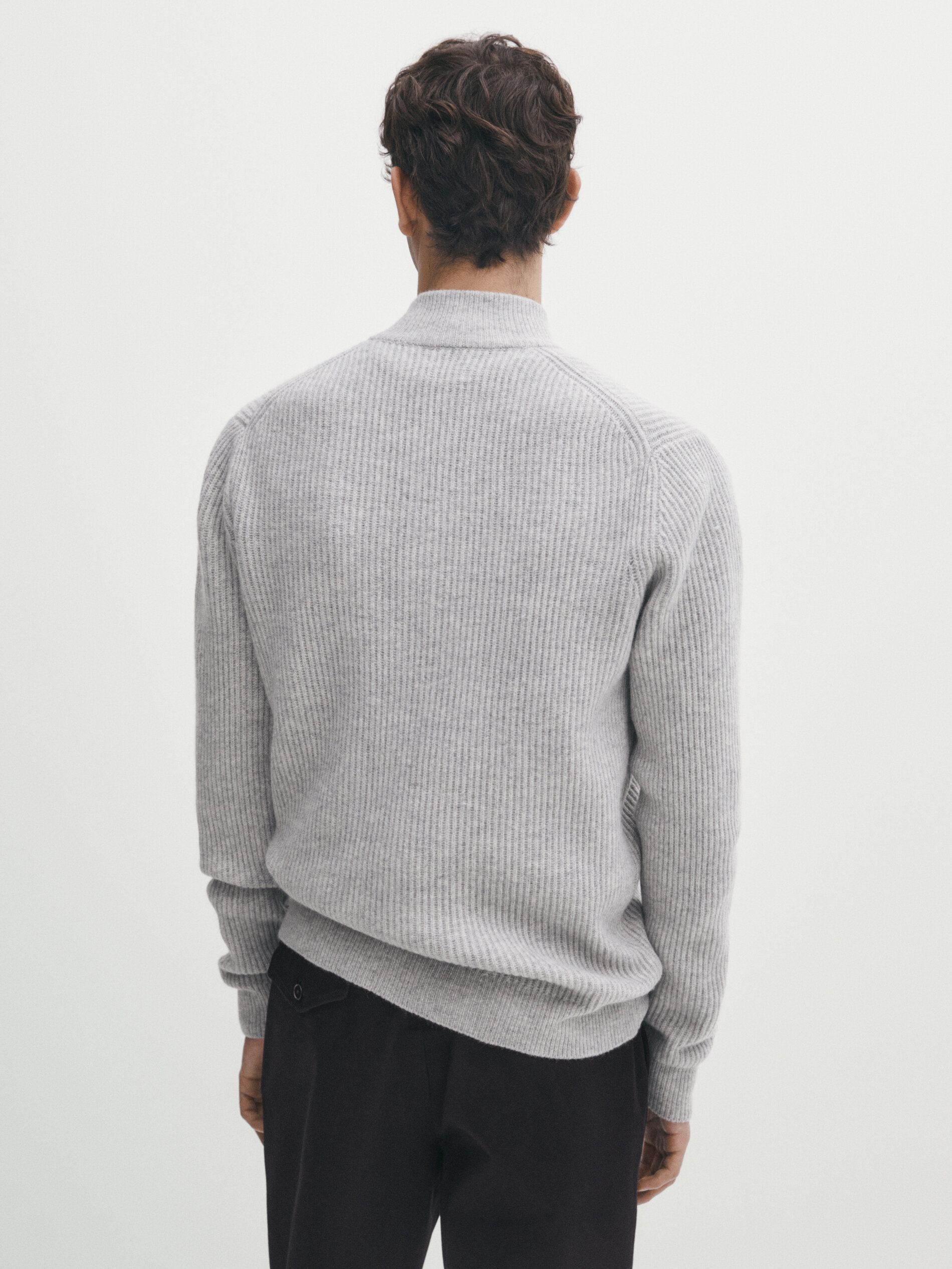 Mock new arrivals neck cardigan
