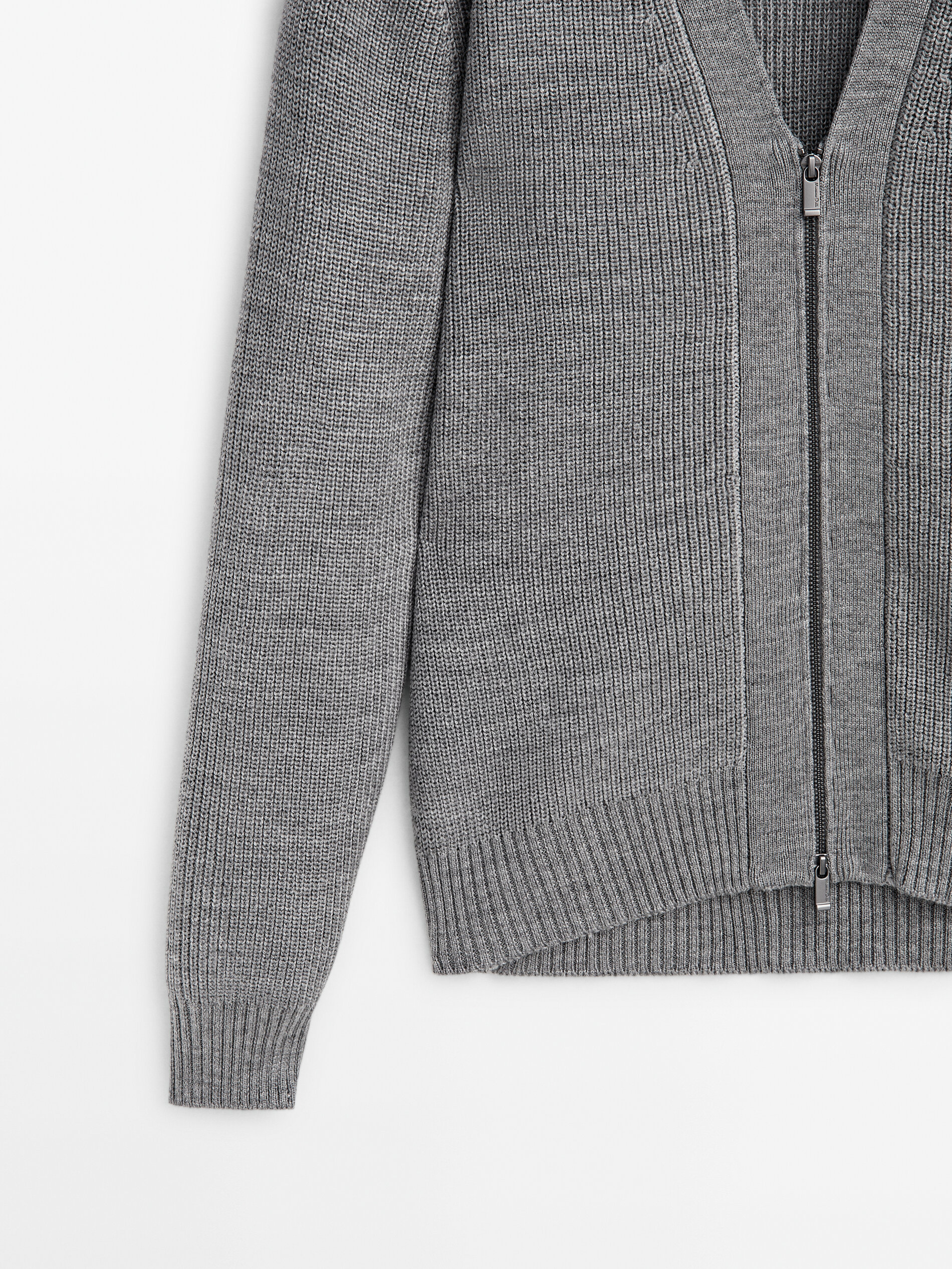 Knit cardigan with zip - Limited Edition