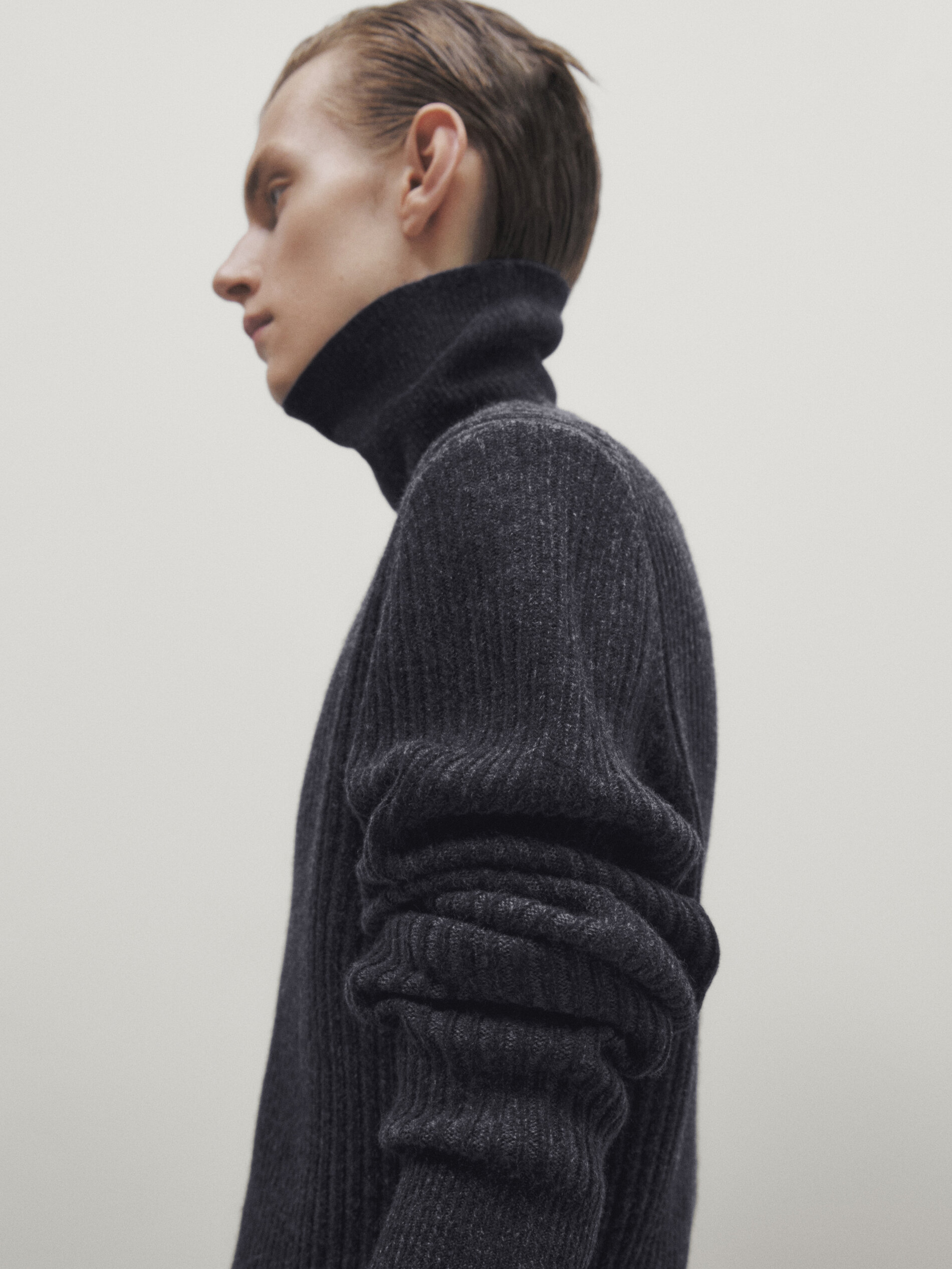 Wool blend high neck sweater - Limited Edition