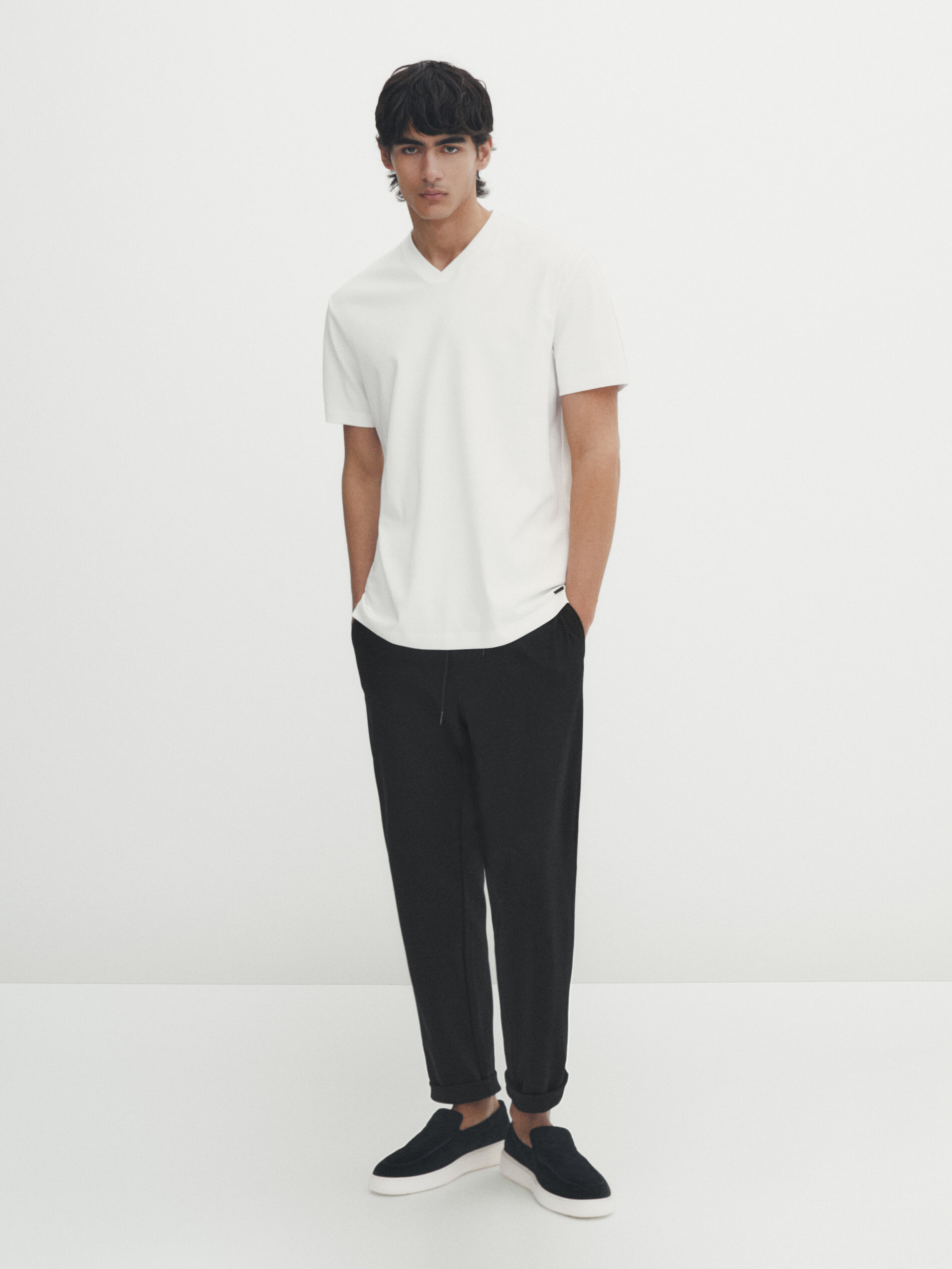 Massimo dutti basic shop t shirt