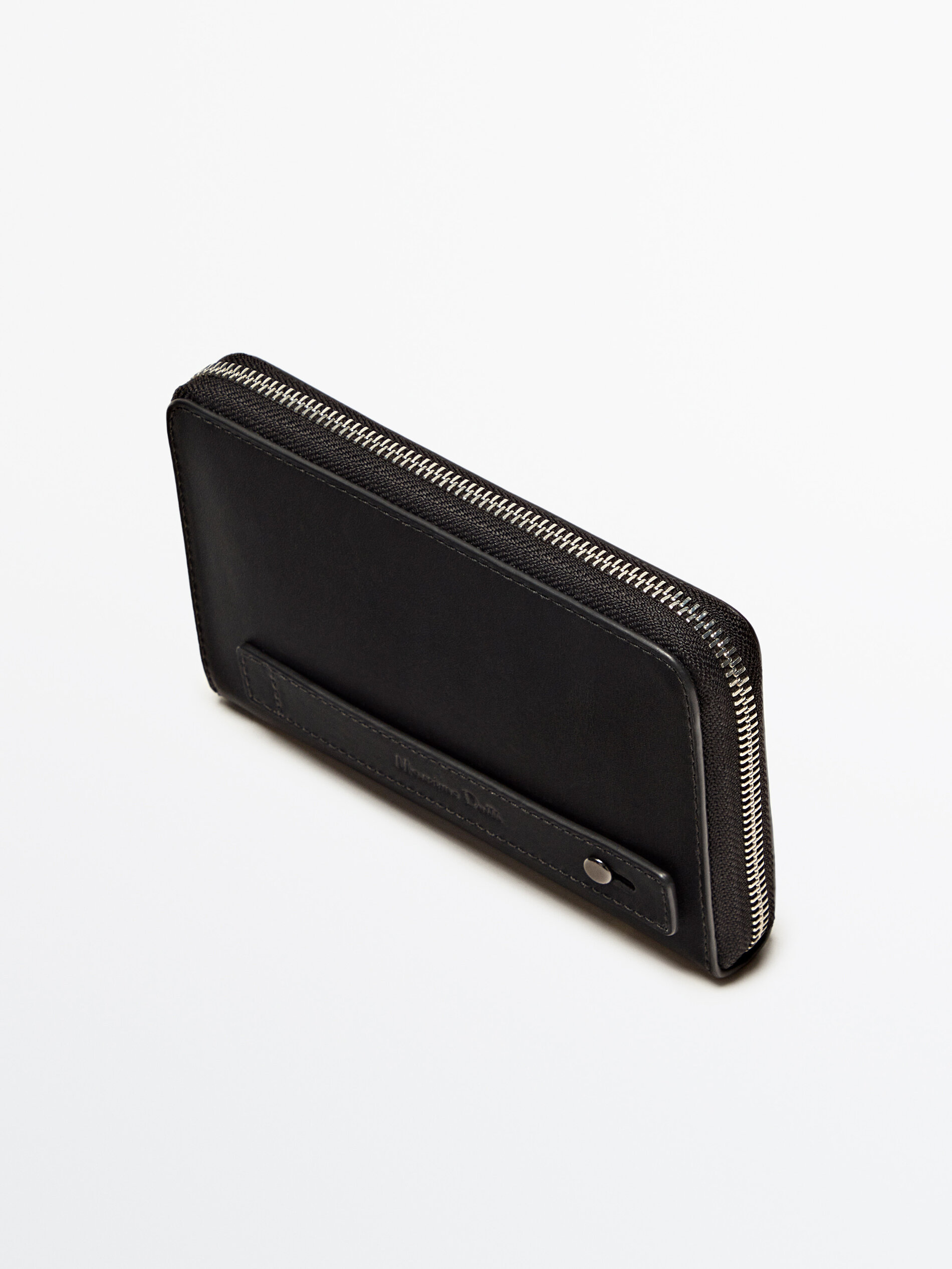 Cartera piel porta pasaporte