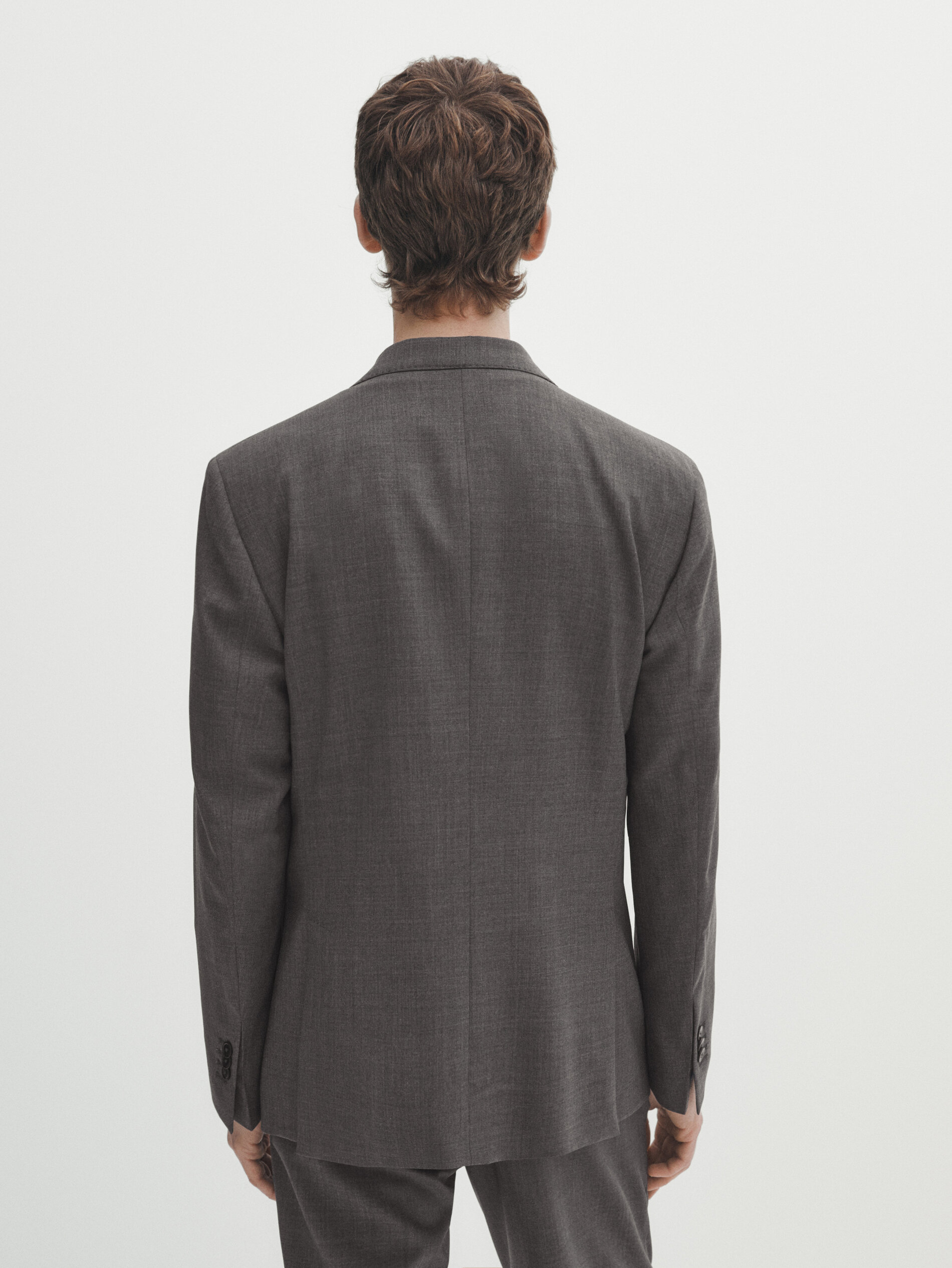Massimo dutti hotsell grey blazer
