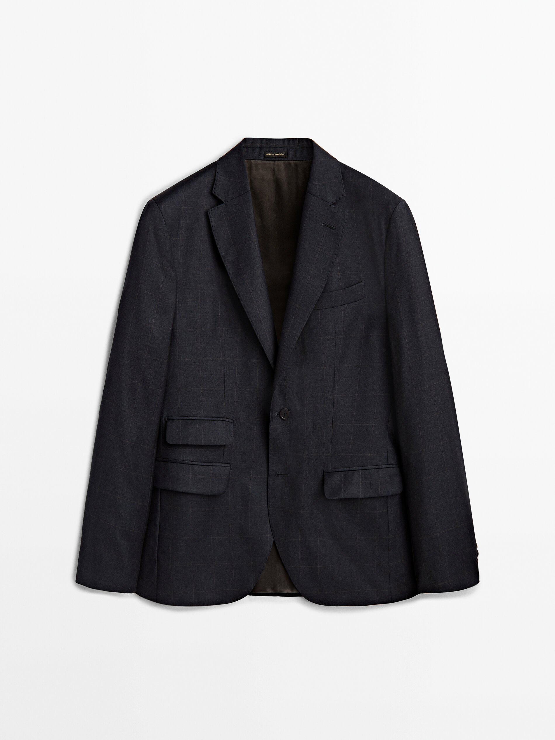 Massimo dutti navy clearance blazer