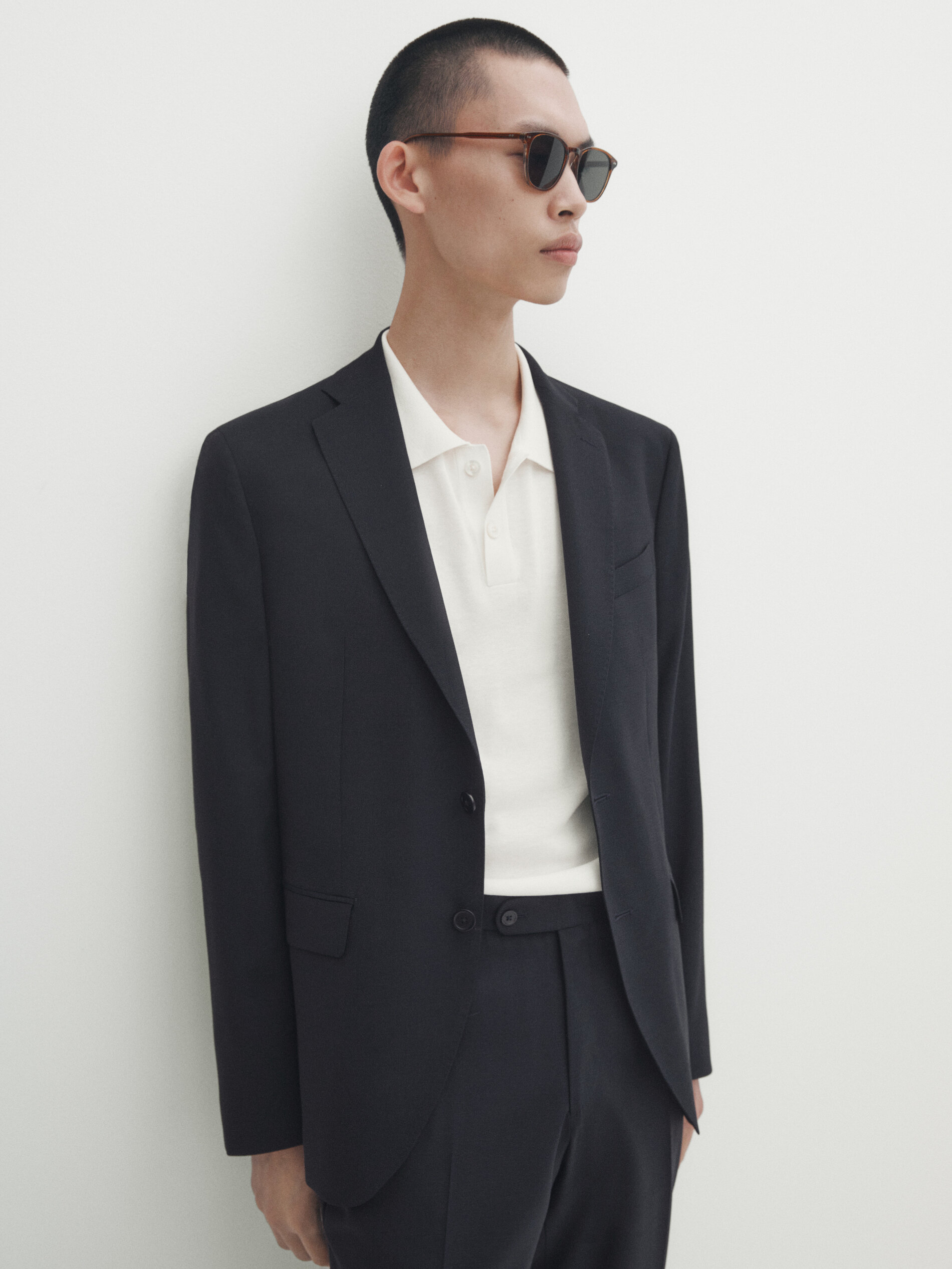 Massimo dutti online checked blazer