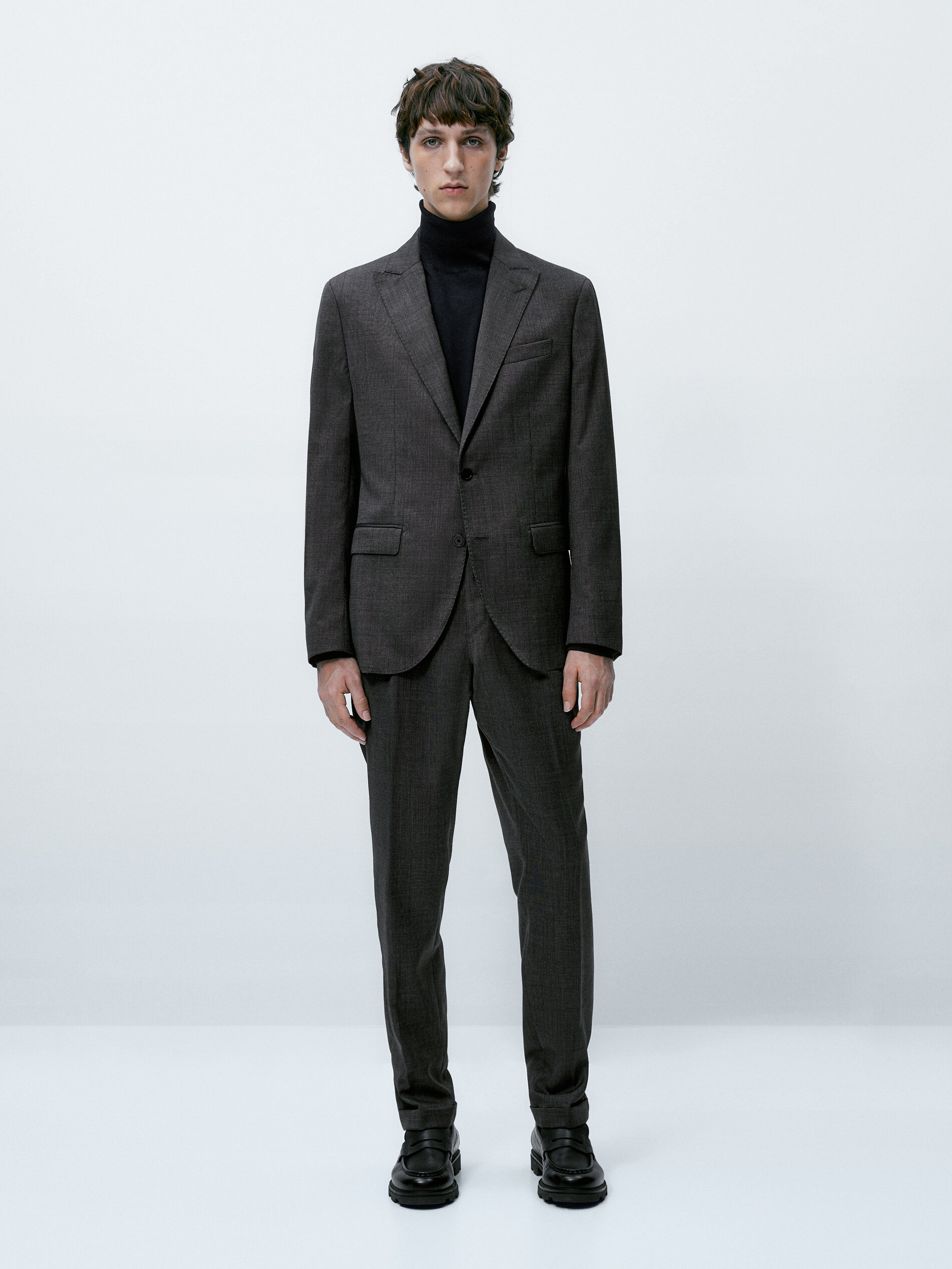 Massimo dutti hotsell grey blazer
