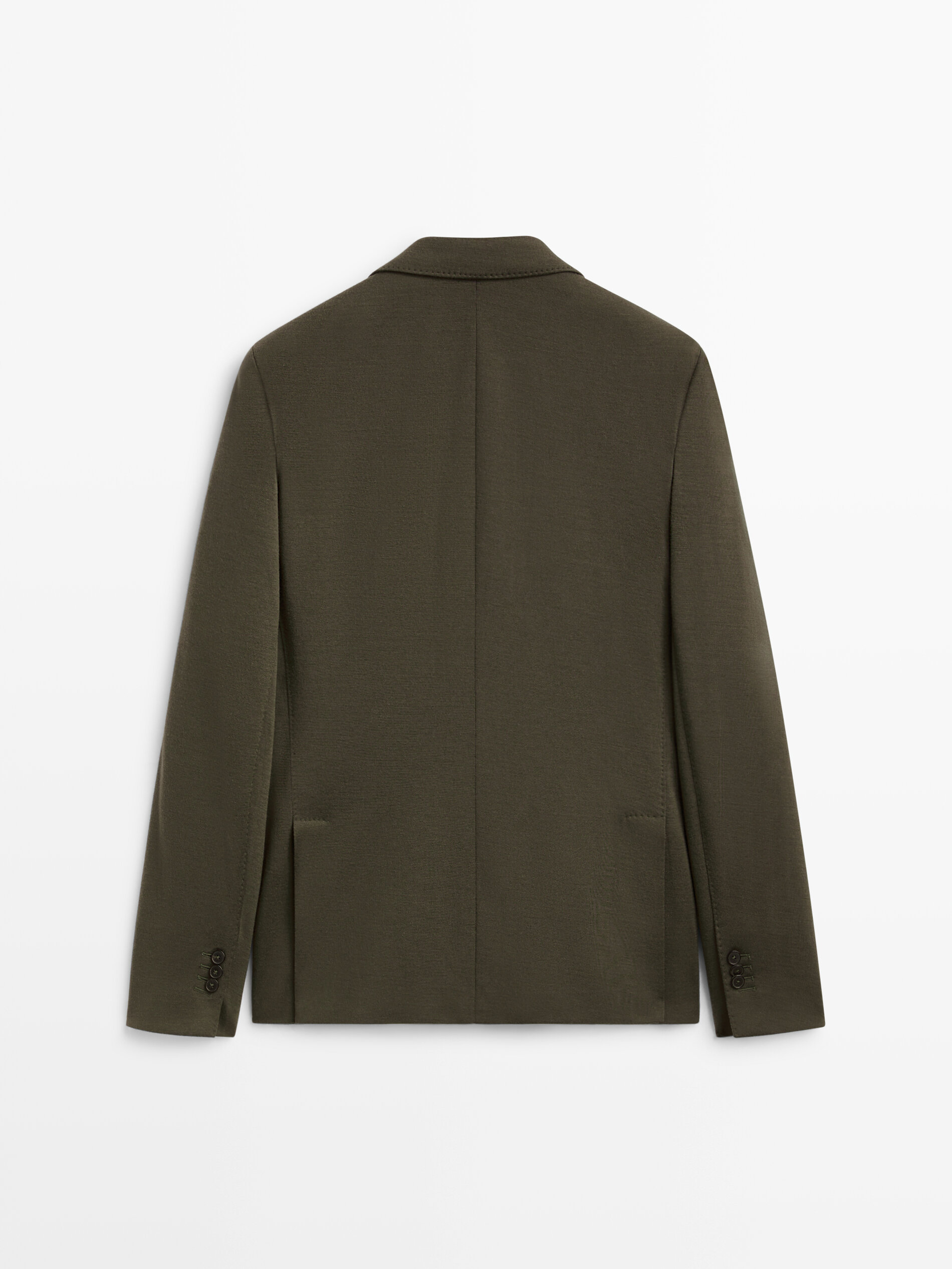 Long wool sales blazer