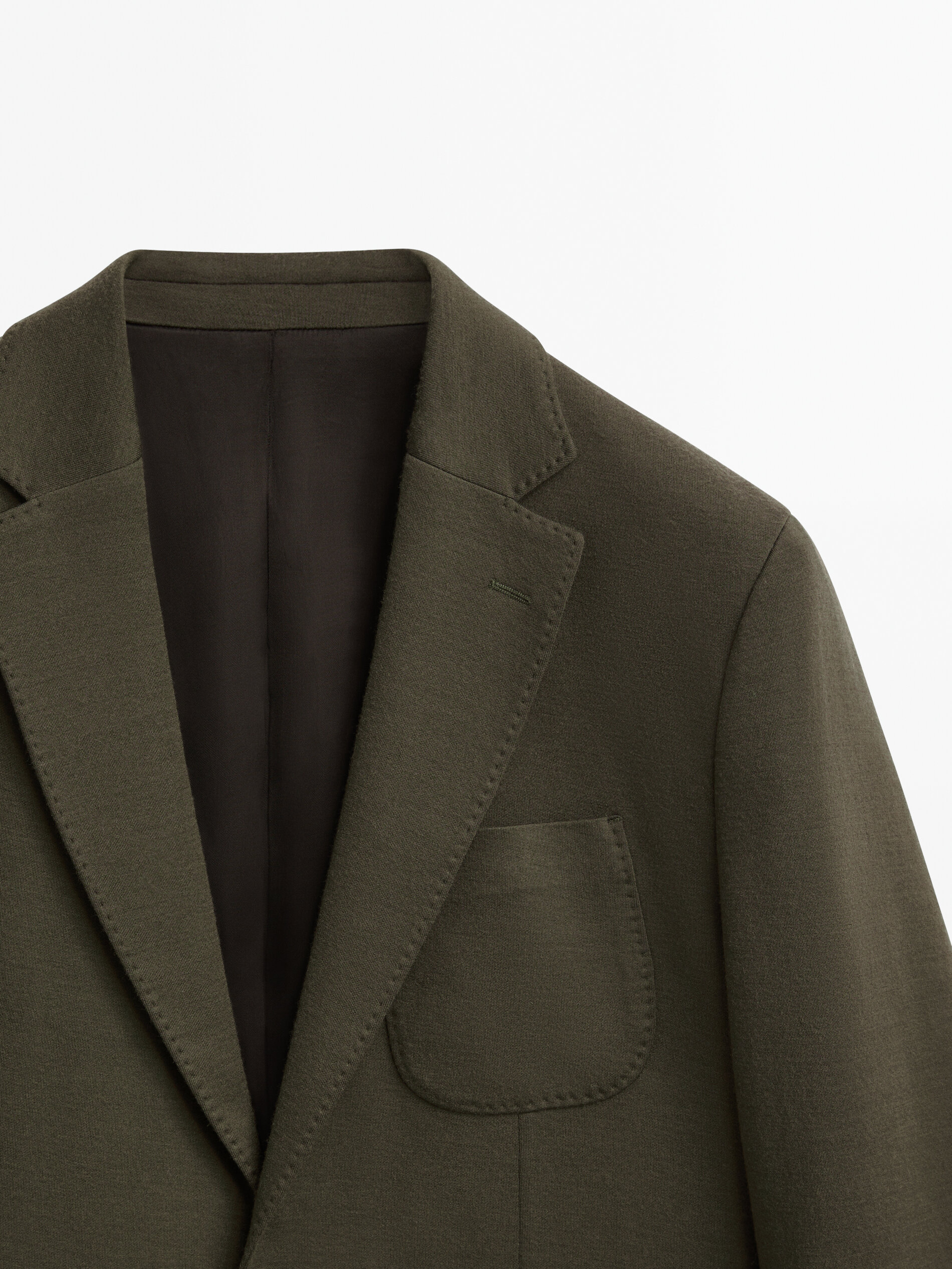 Long wool deals blazer
