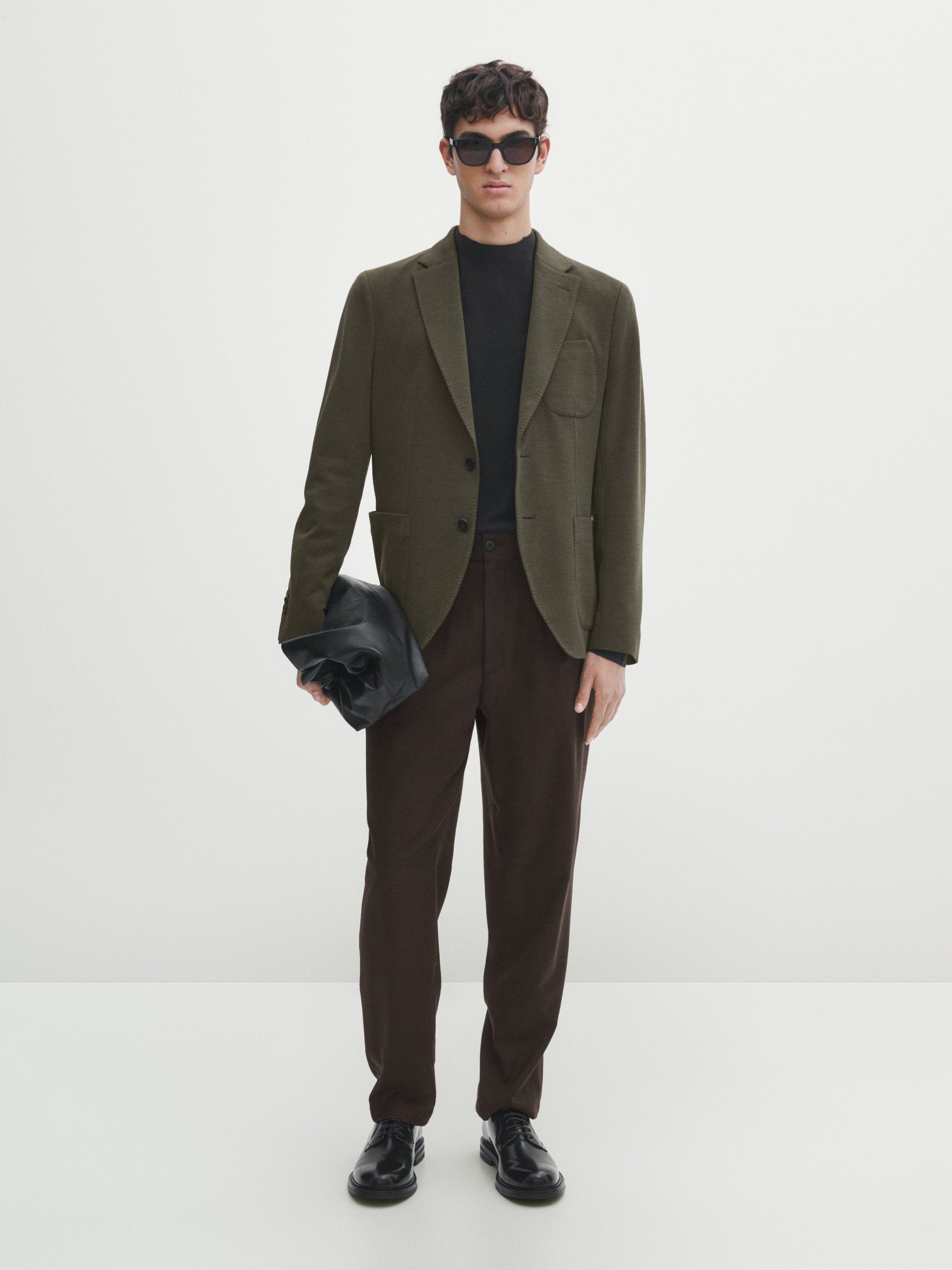 Men's wool blend blazers sale