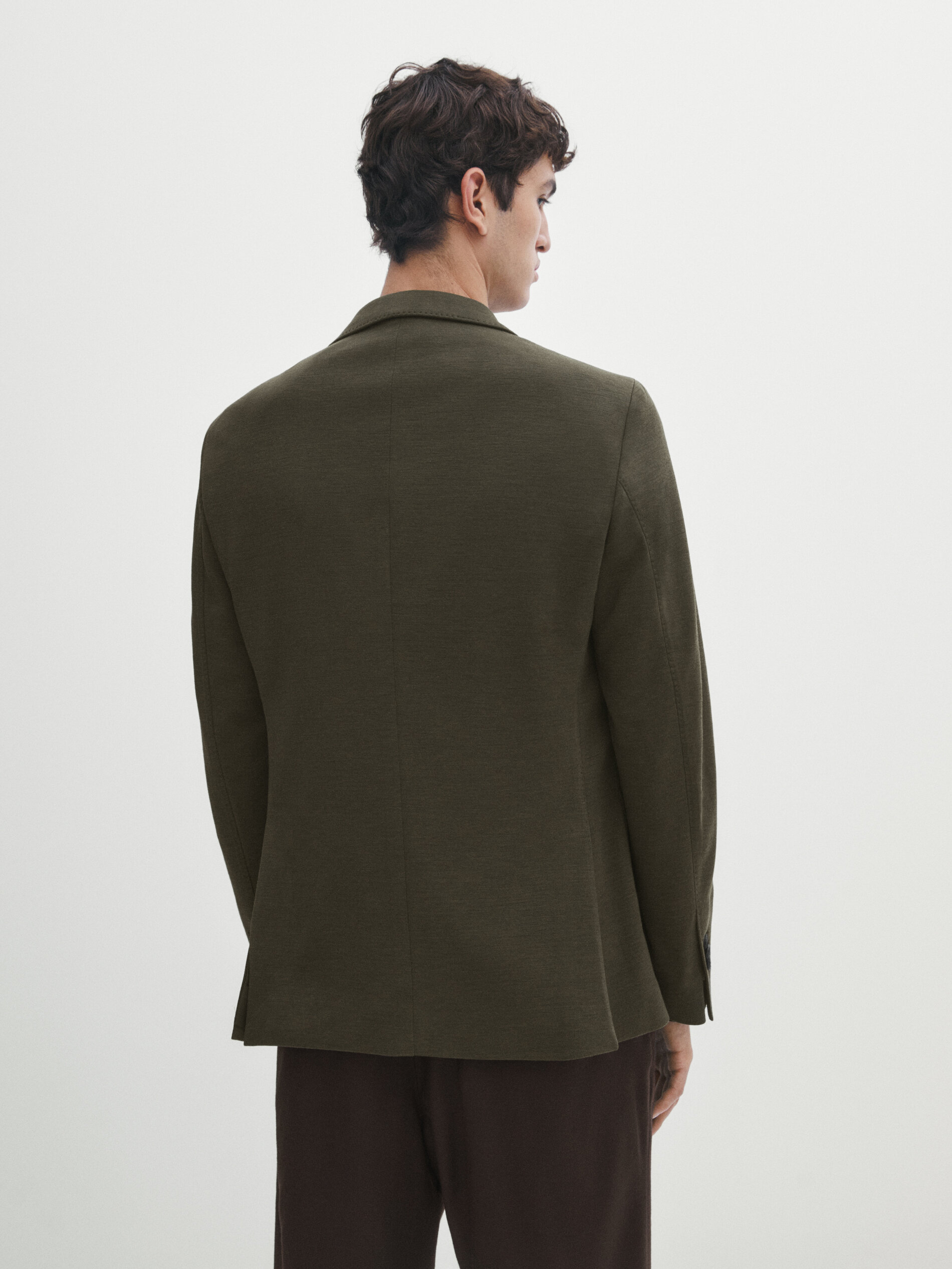 Long wool deals blazer