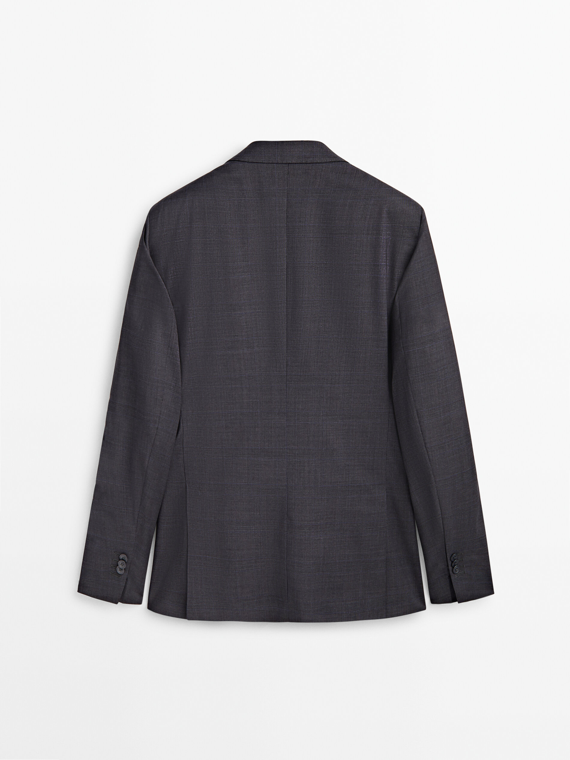 Massimo dutti checked deals coat