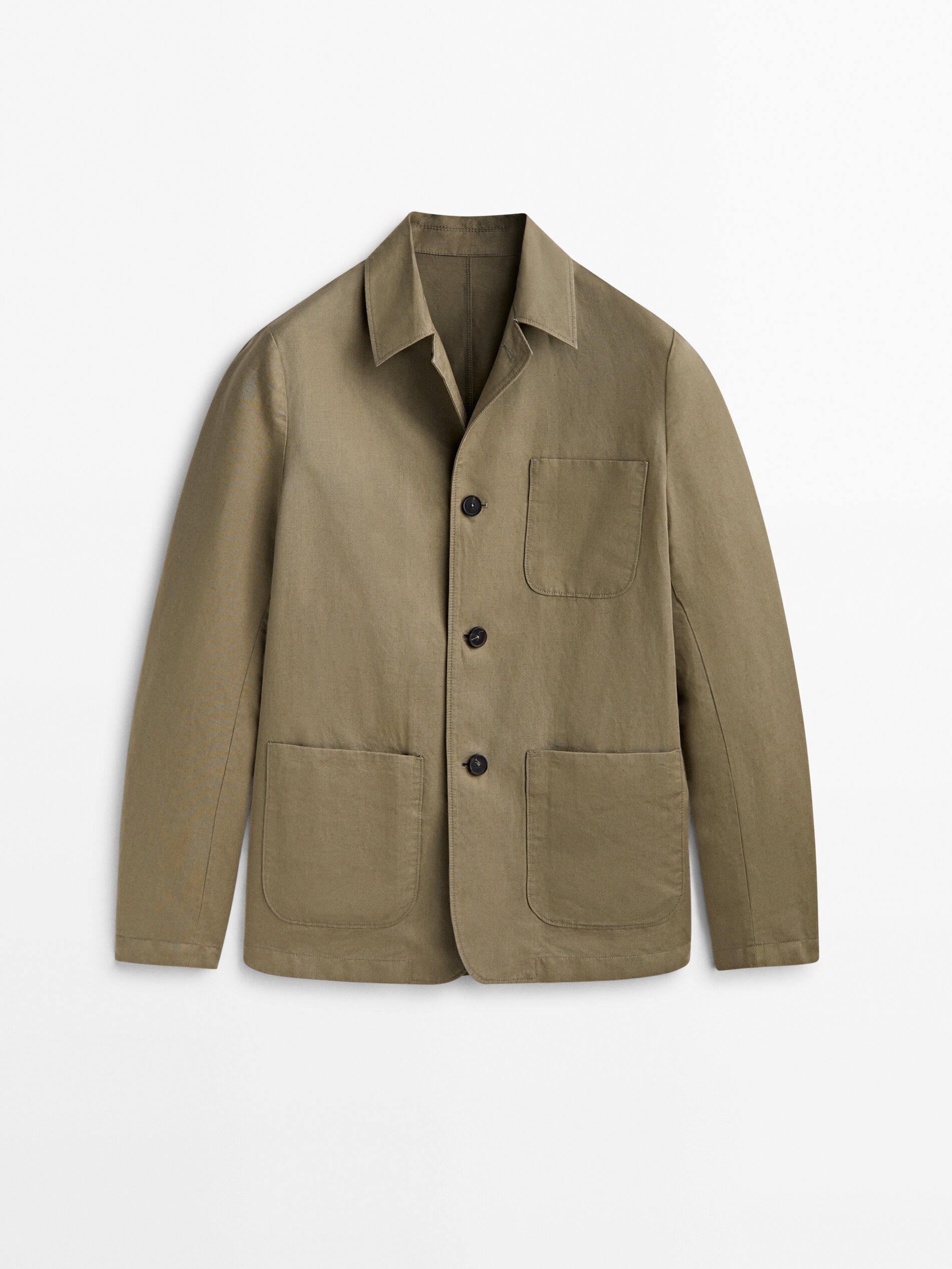 Massimo dutti camicia lino sale uomo