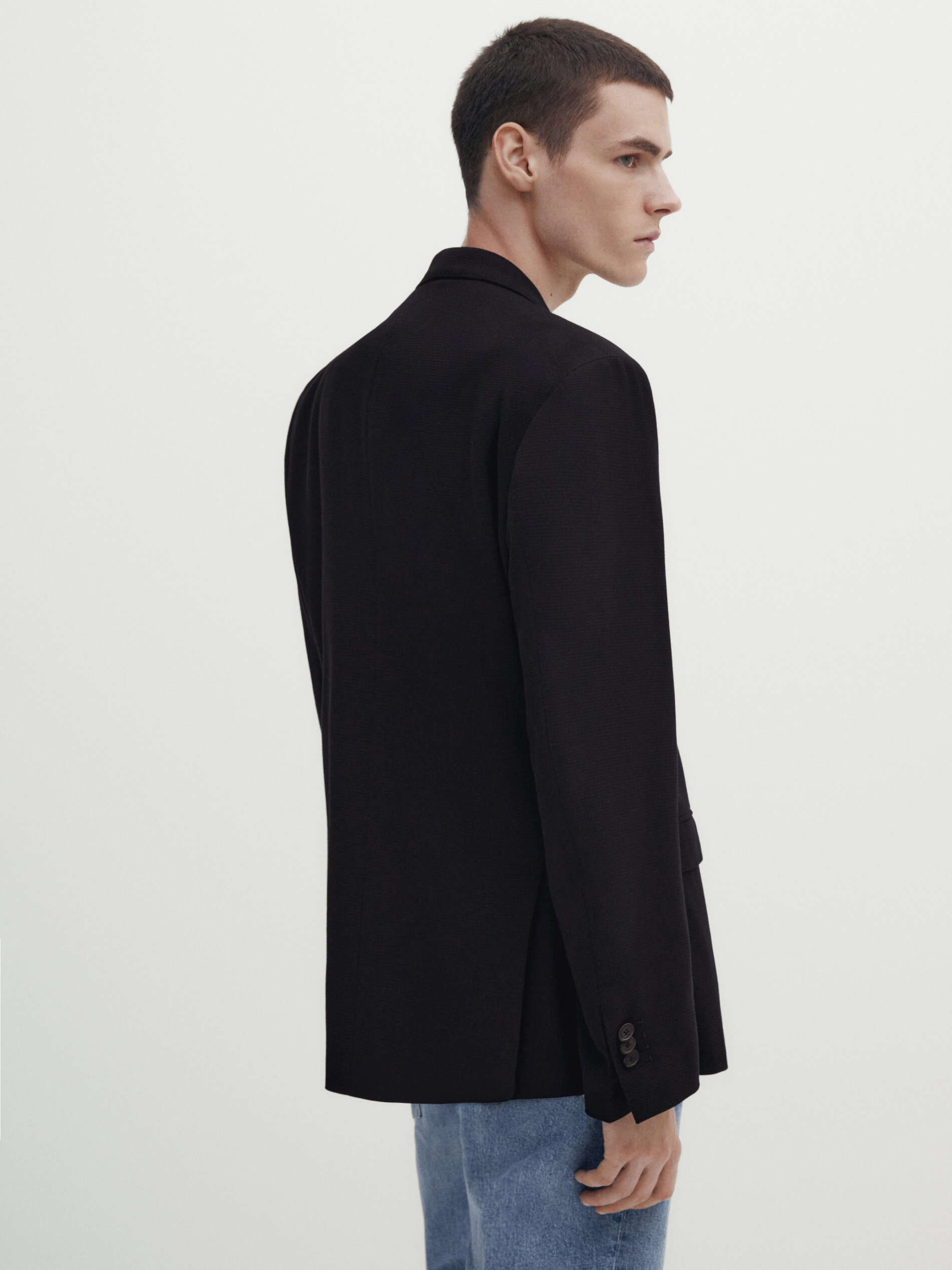 Massimo dutti wool discount blazer