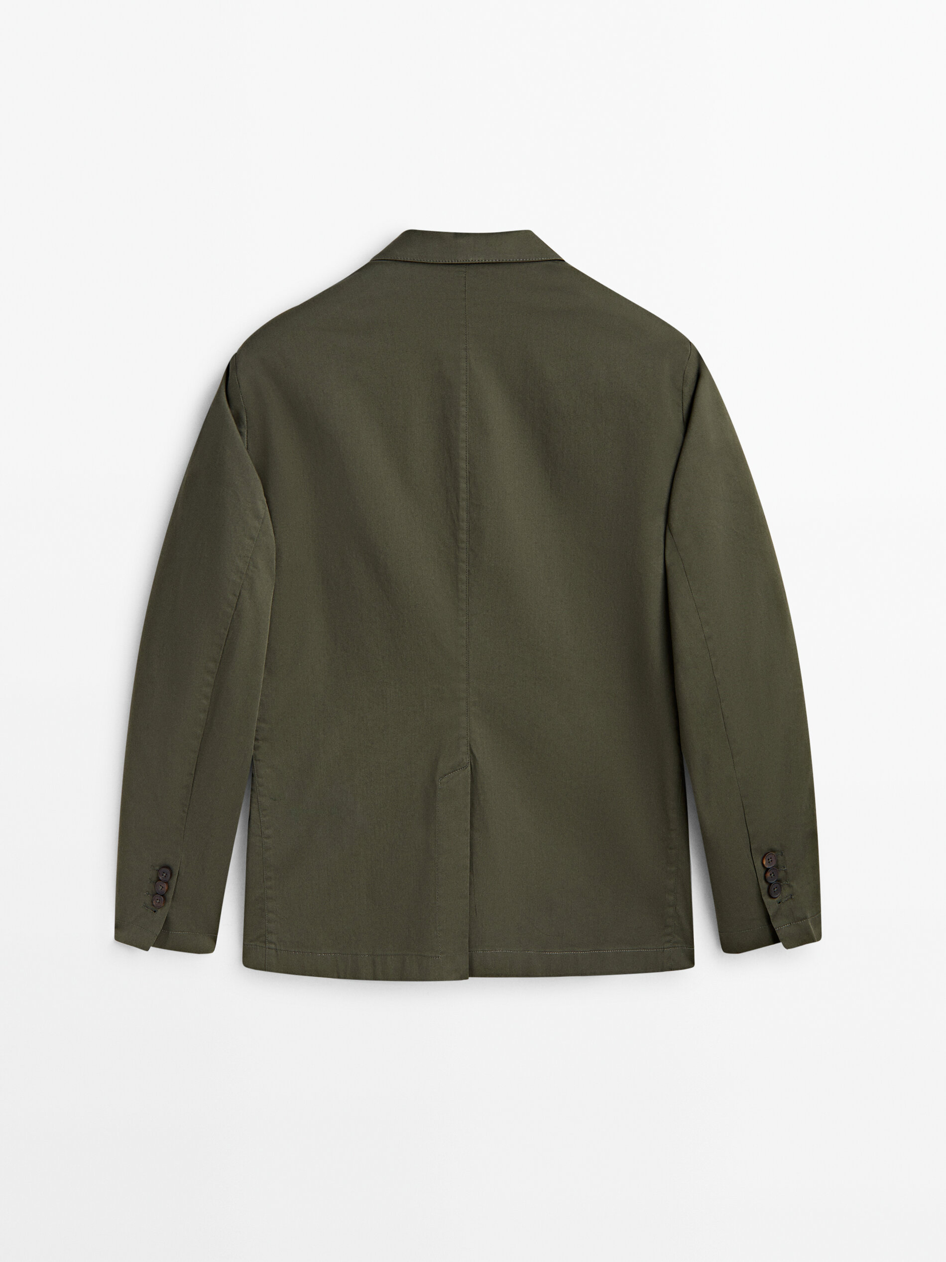 Khaki cotton blazer 2025