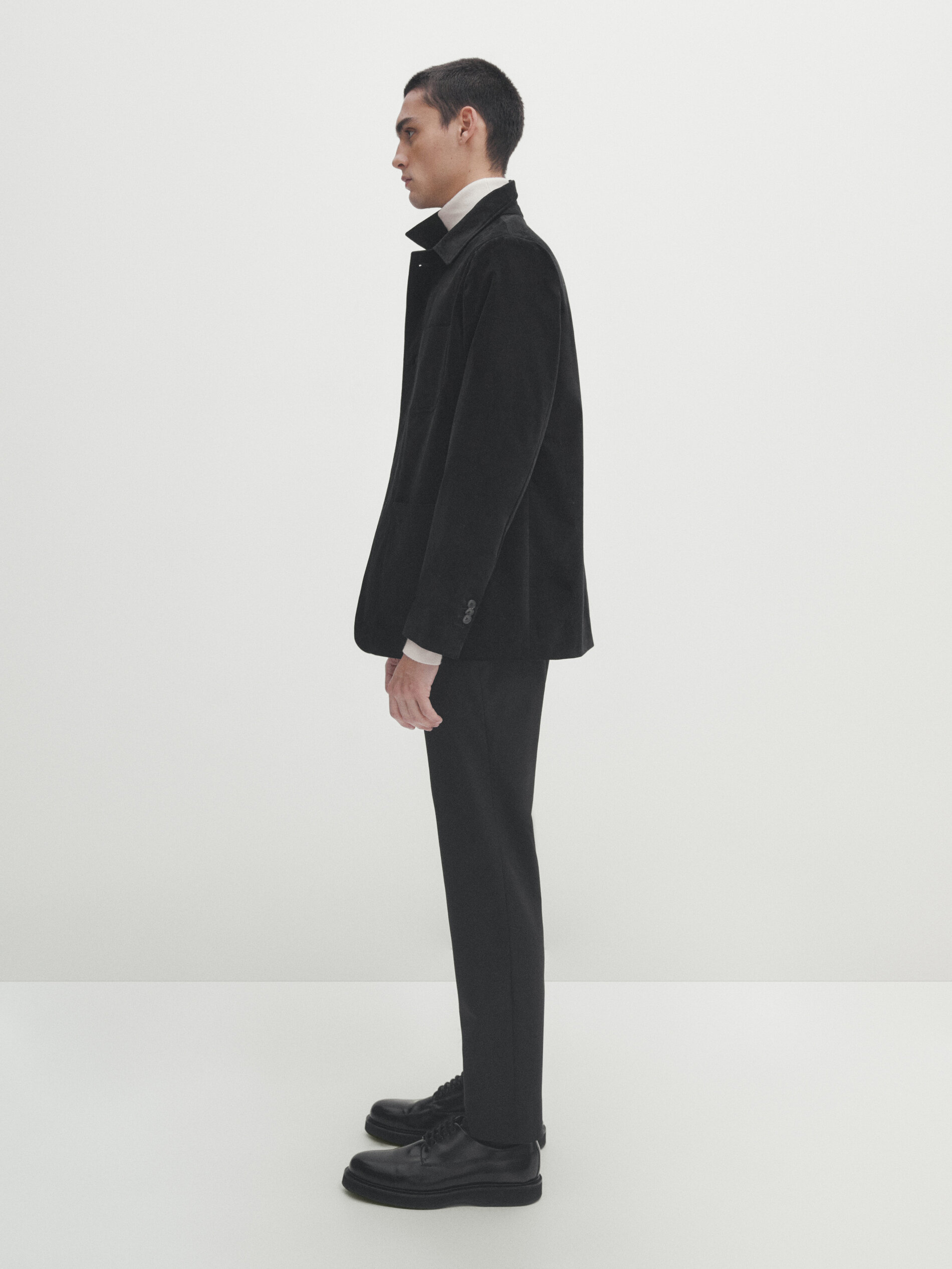Massimo dutti velvet jacket new arrivals
