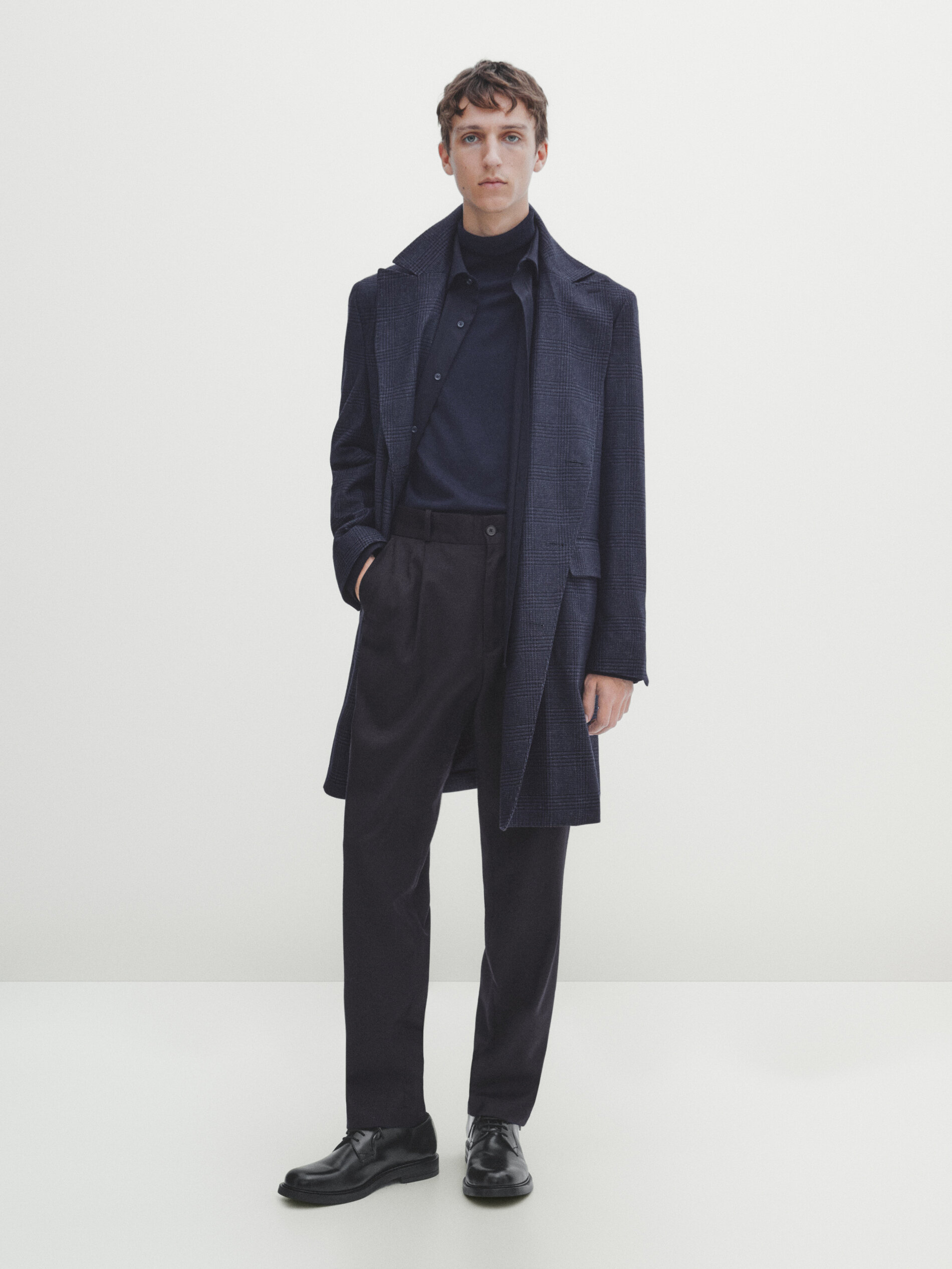 Navy best sale formal coat