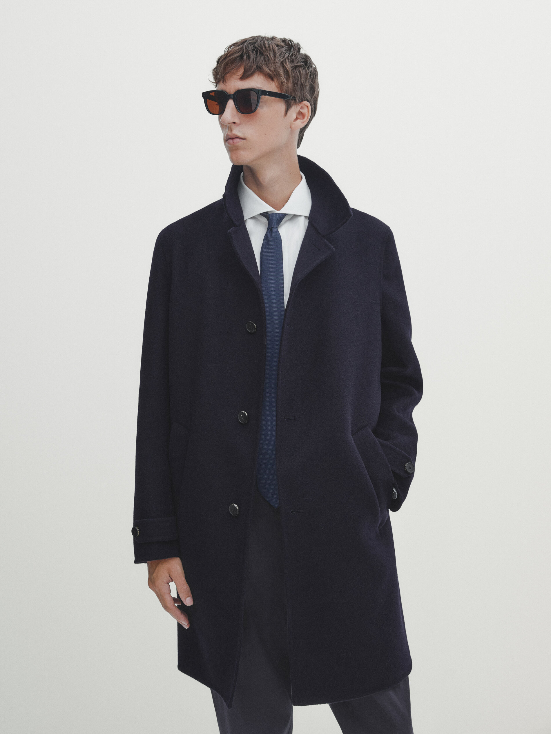 Massimo dutti sales wool coat