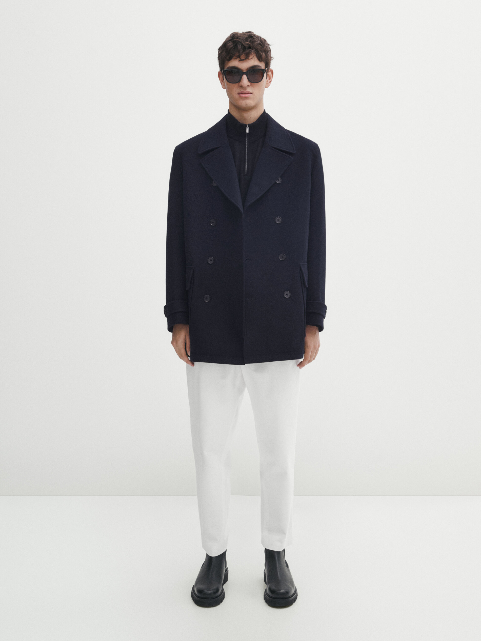 Men's quarter shop length coat