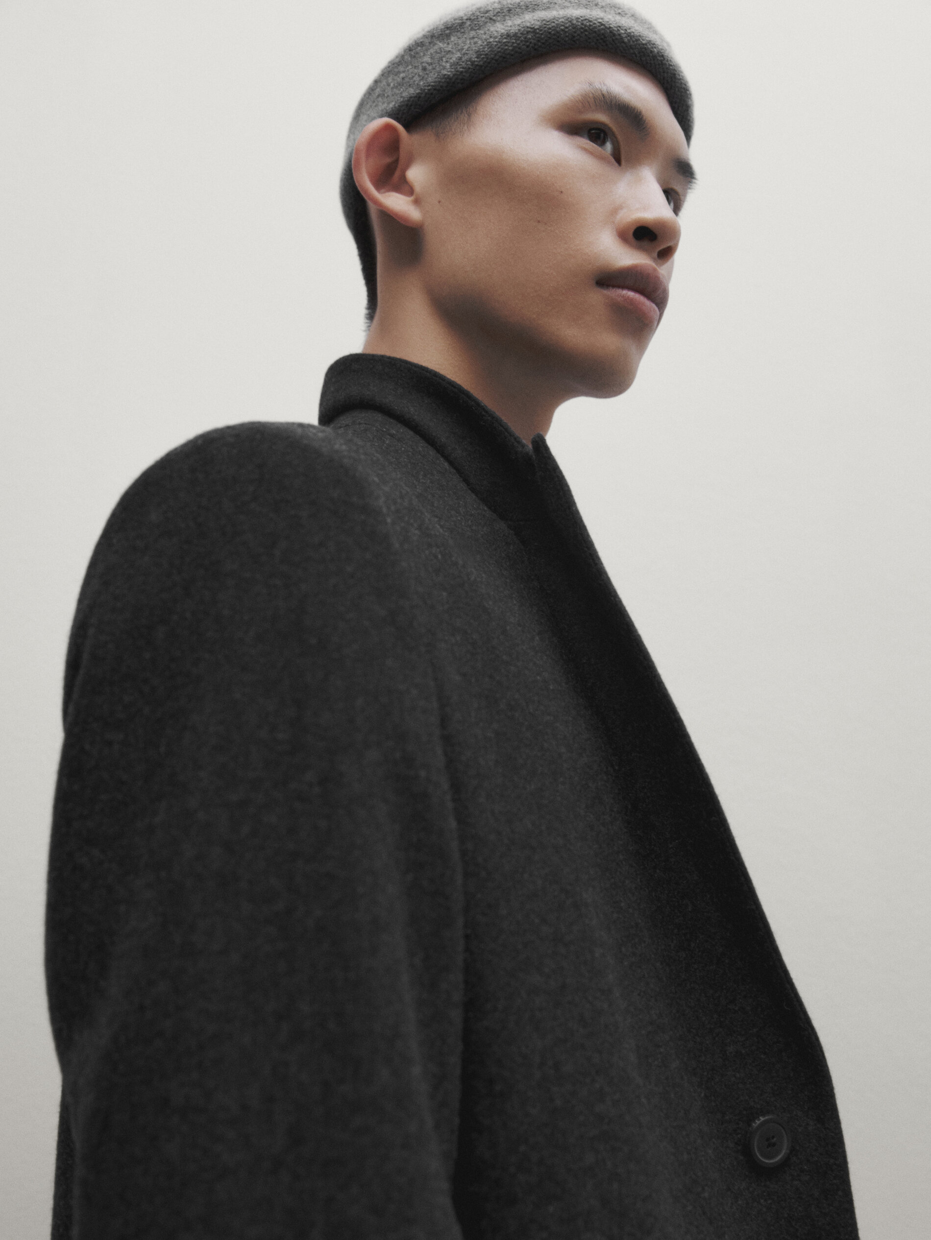 Massimo dutti 2025 grey coat