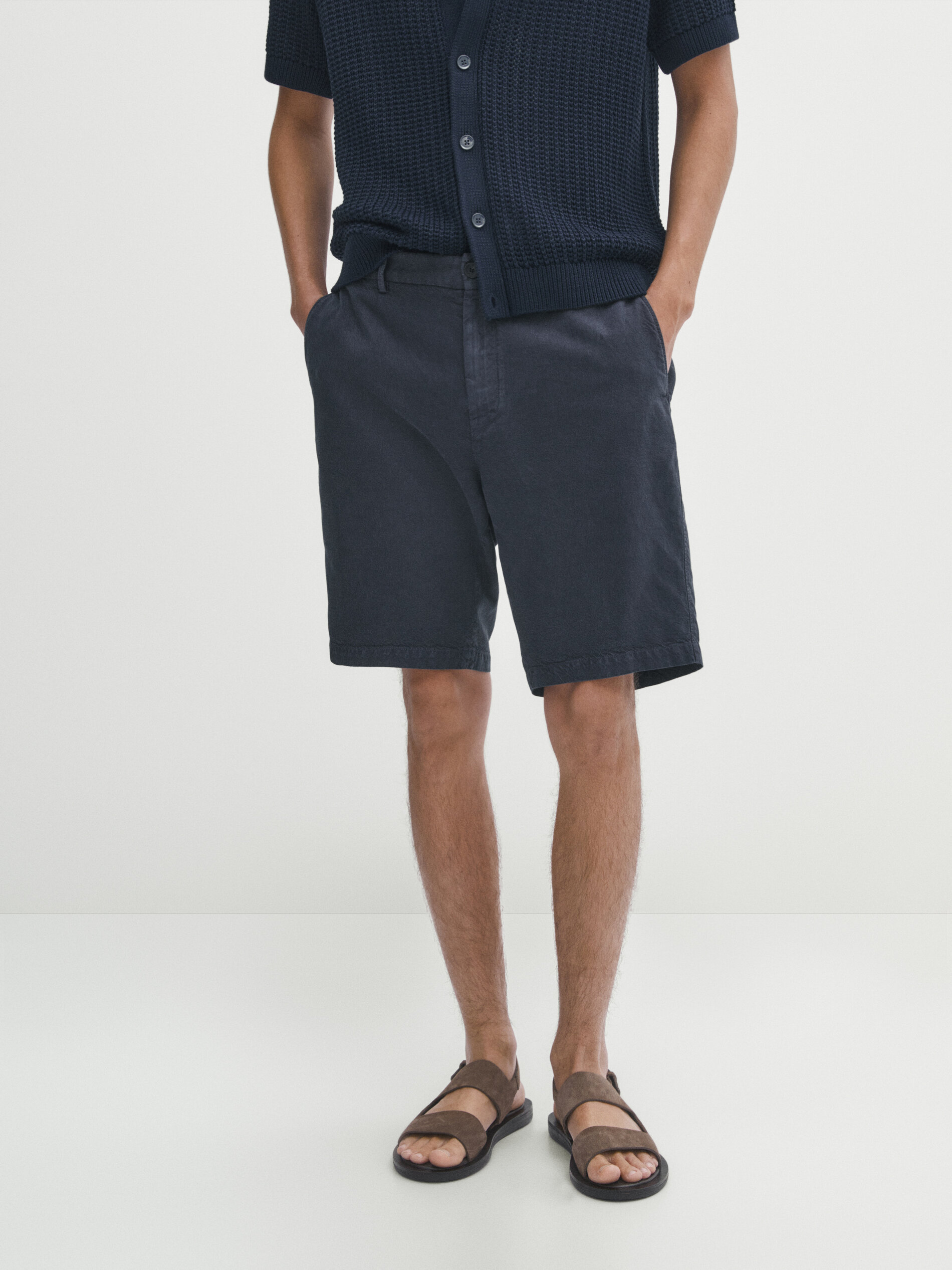 Jogger bermuda shorts discount