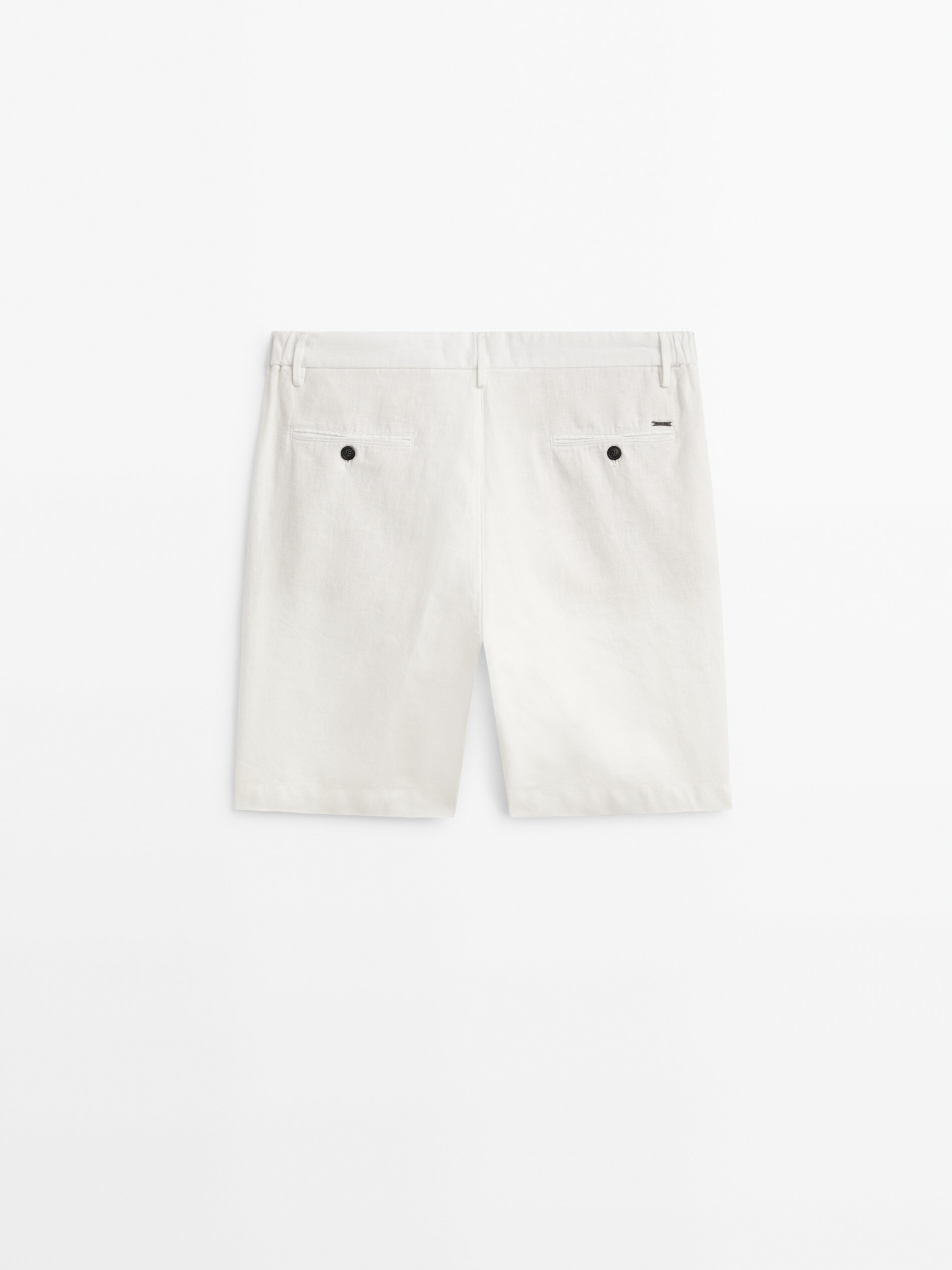 White outlet short joggers
