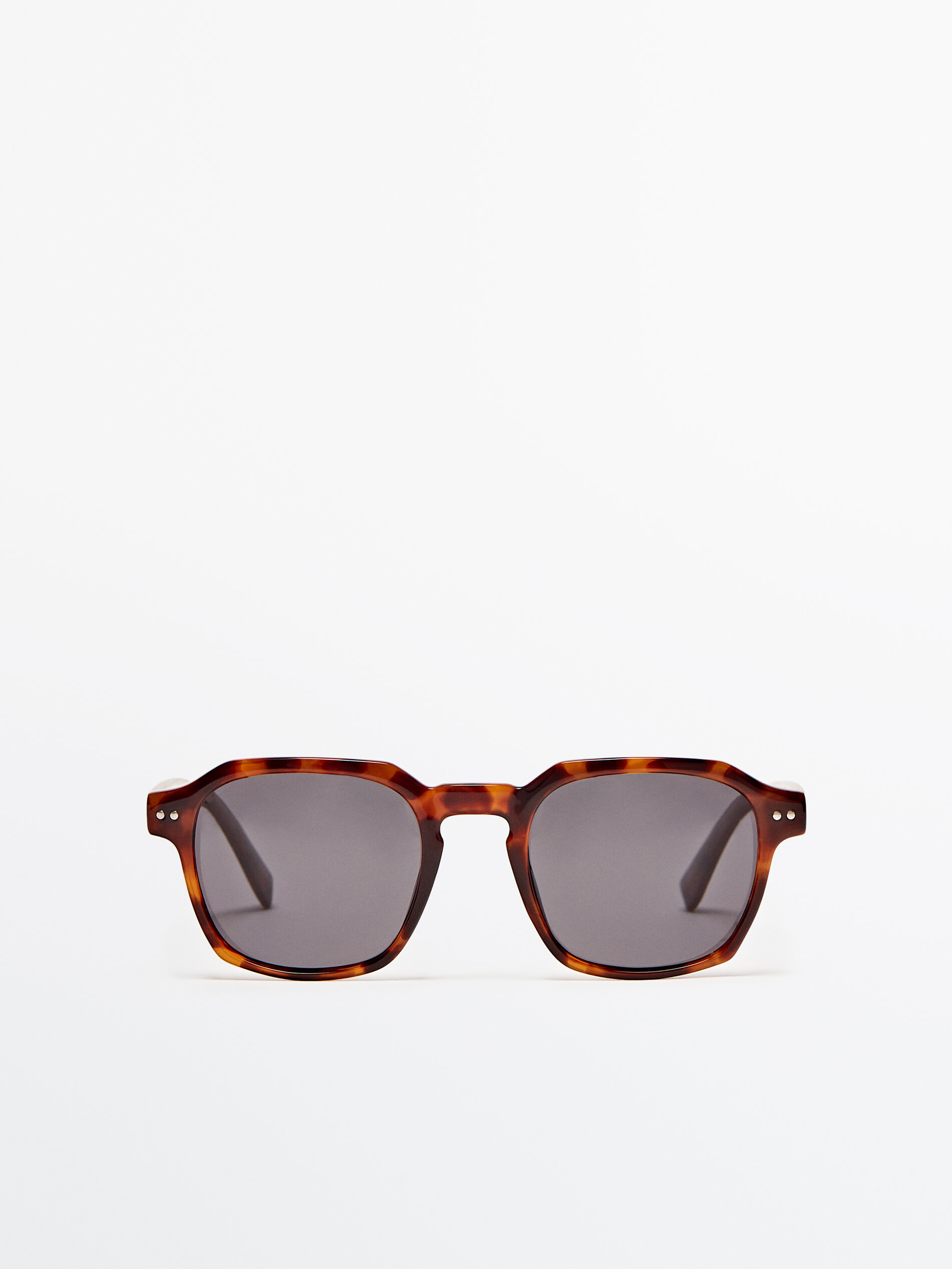 Mens square shop tortoise shell sunglasses