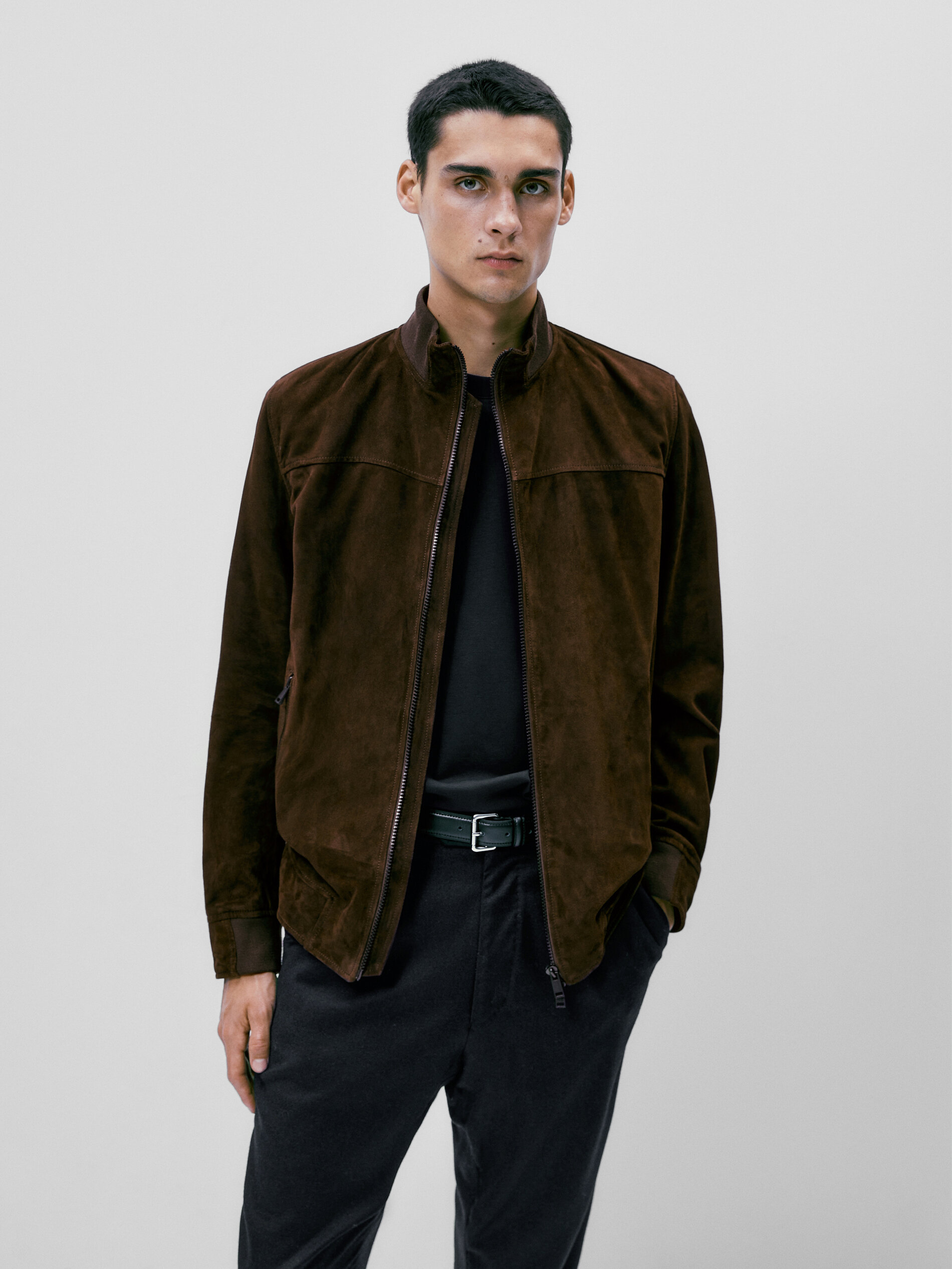 Massimo dutti shop suede jacket