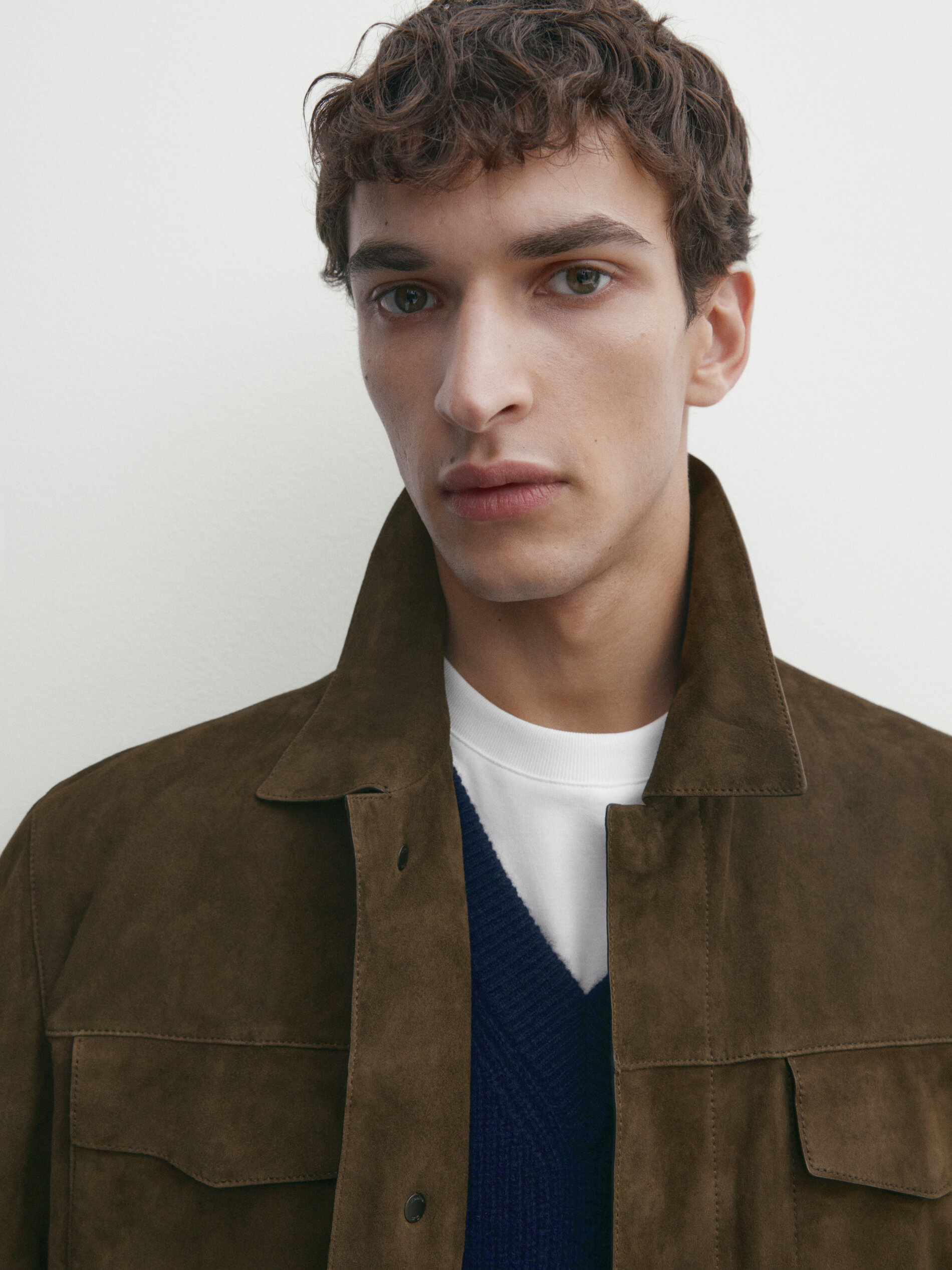 Massimo dutti online suede jacket