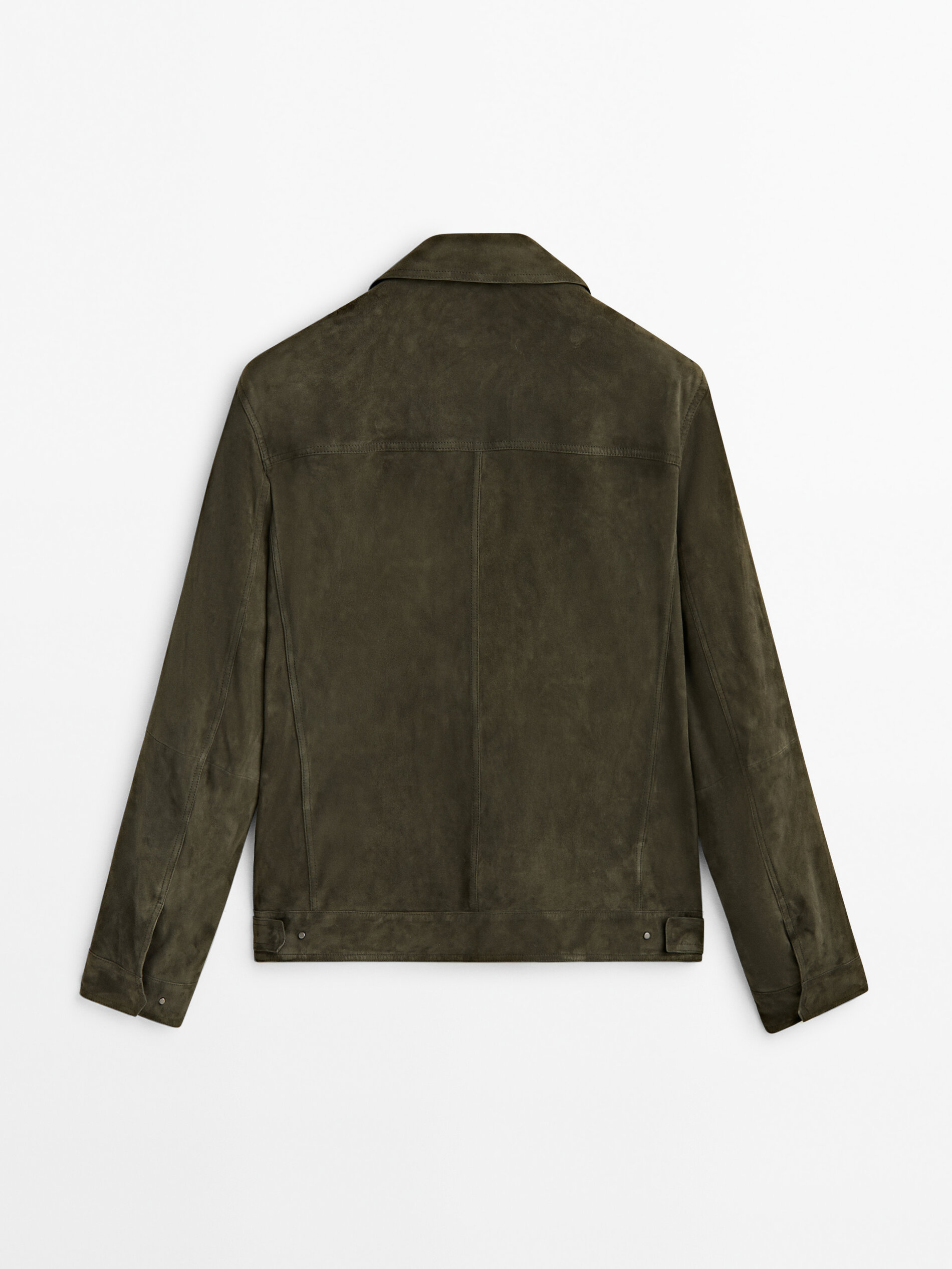 Suede jacket with pockets