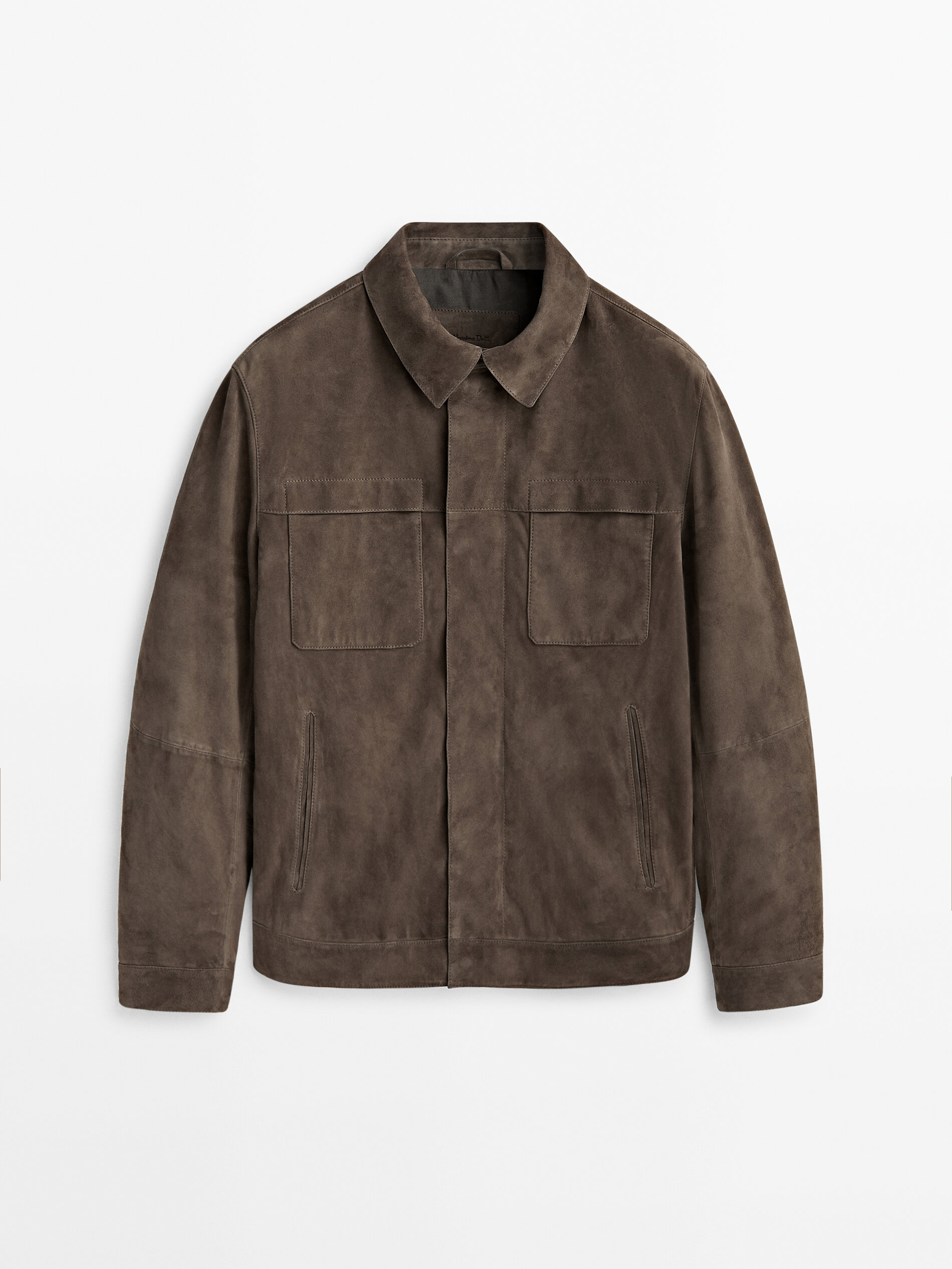 Massimo dutti discount tan leather jacket