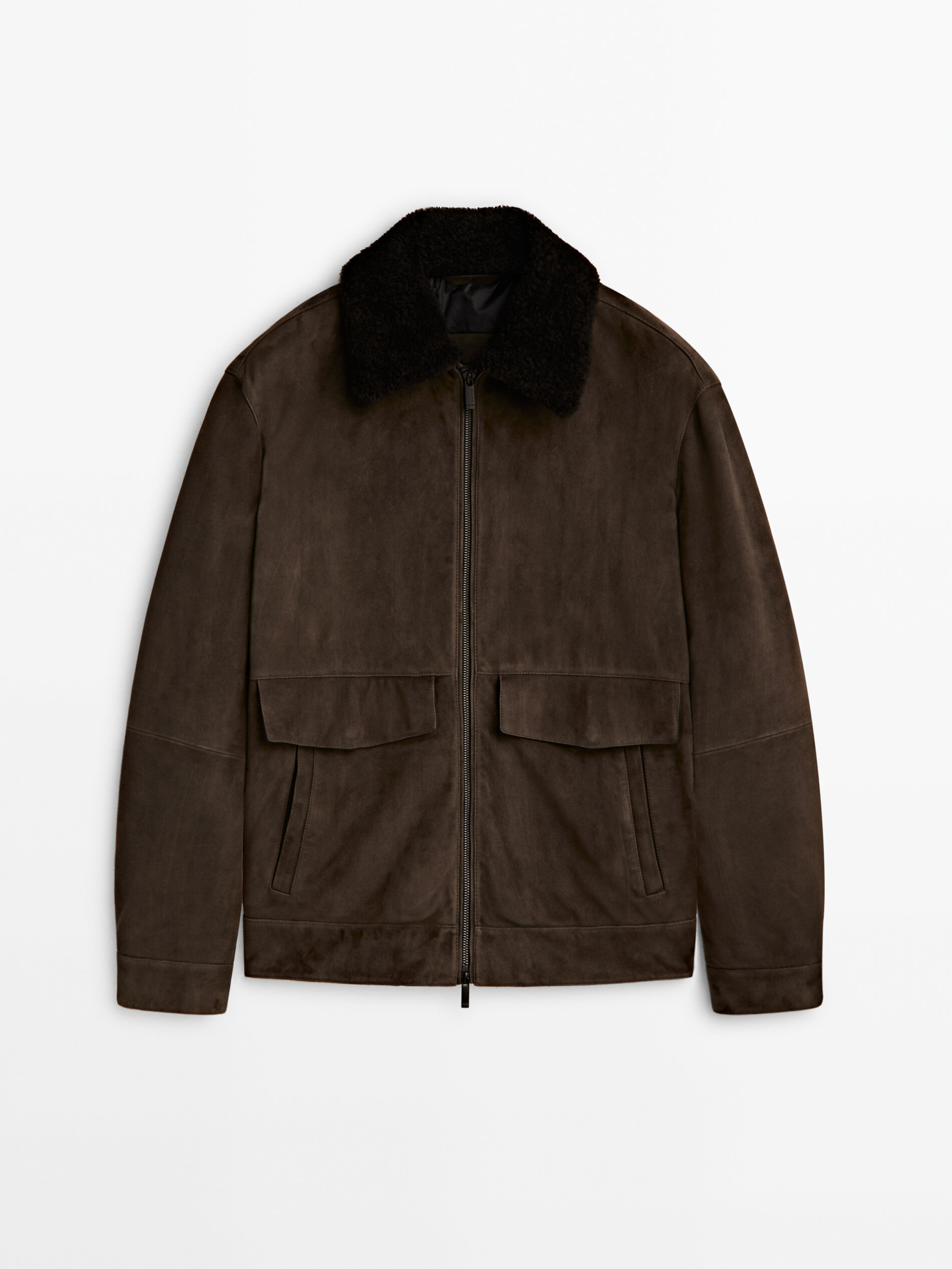 Hudson peak online leather aviator jacket