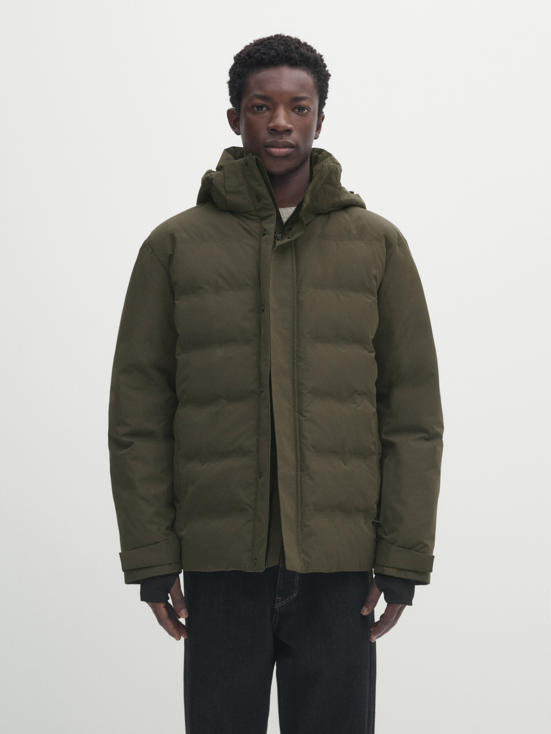 Heavy down jacket men's hotsell