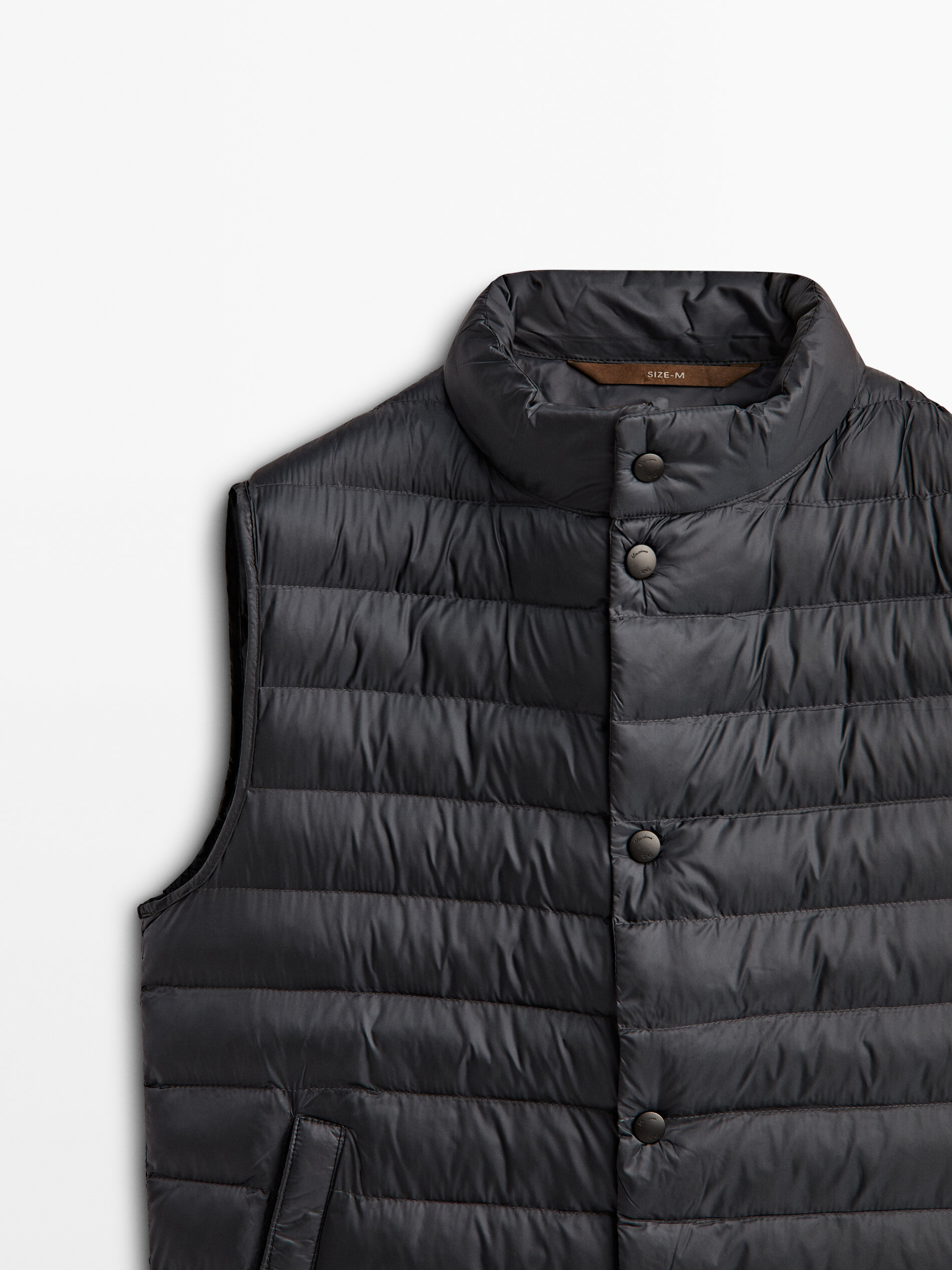 Massimo dutti sleeveless jacket sale