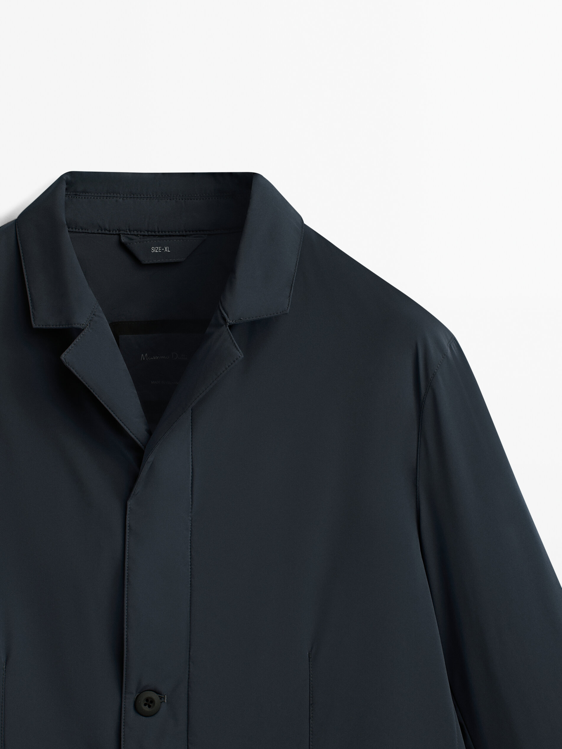 Extra lightweight technical blazer Navy Blue Khaki Coats And