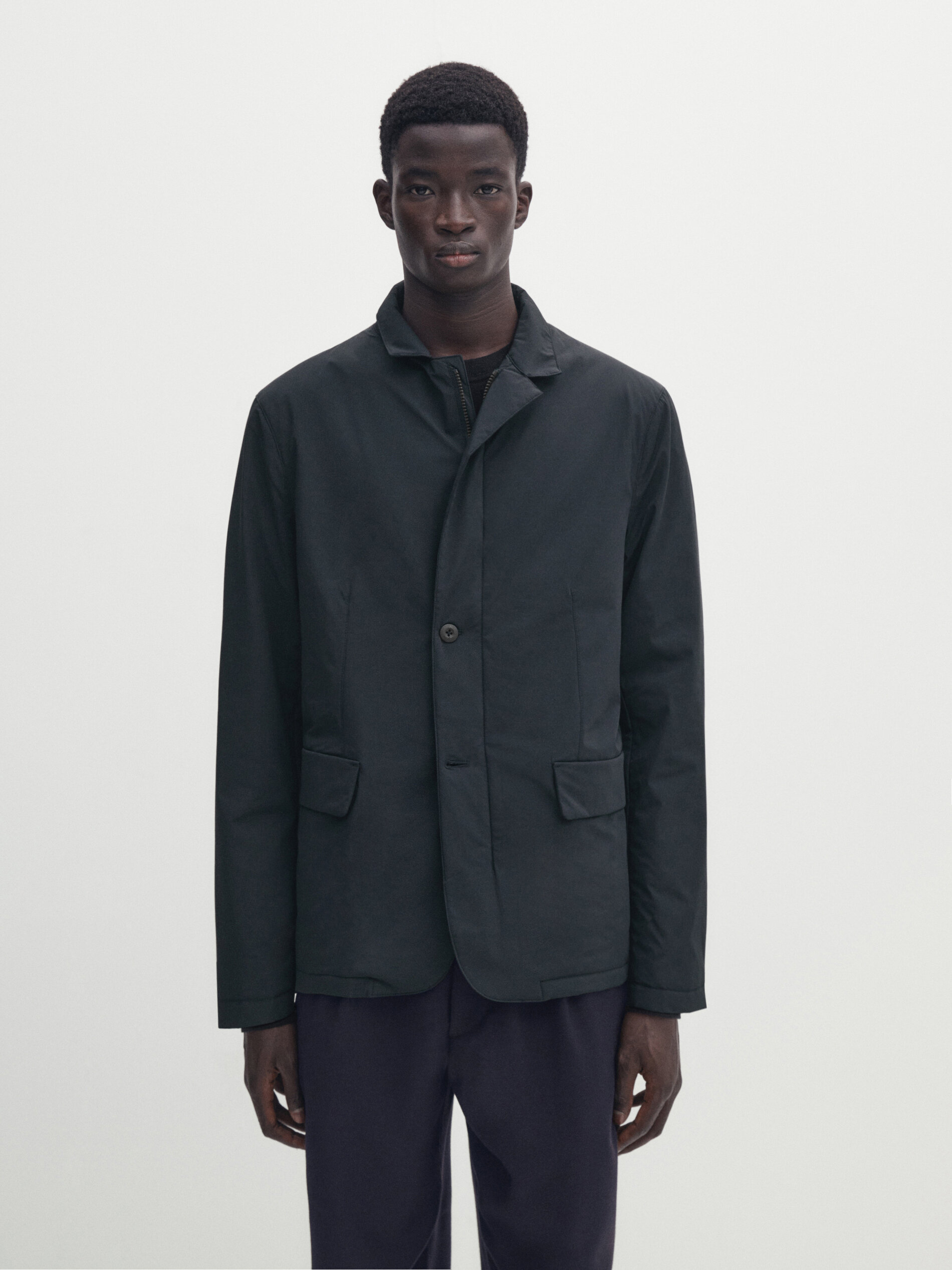 Technical top blazer mens