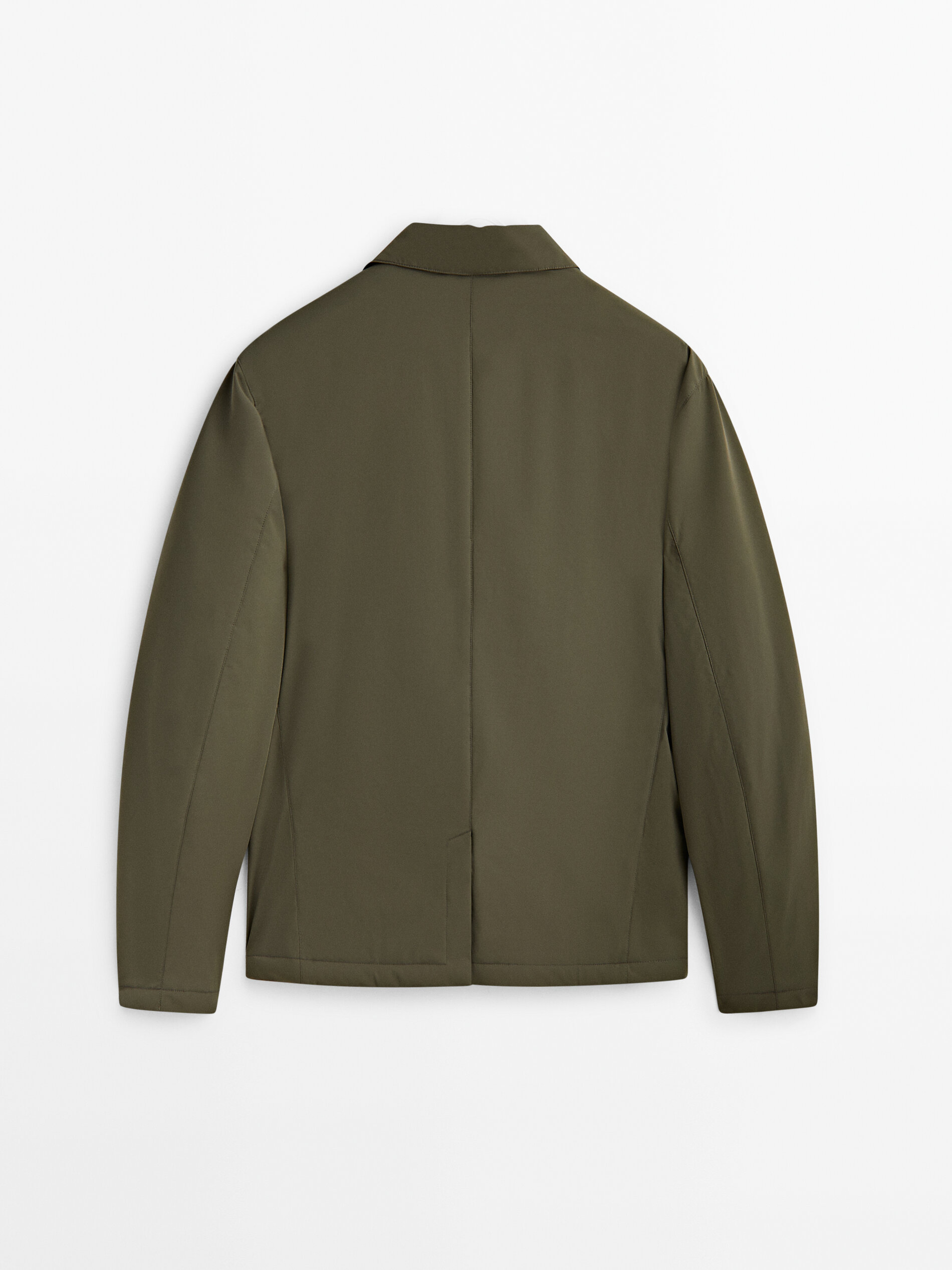 Massimo dutti store green jacket