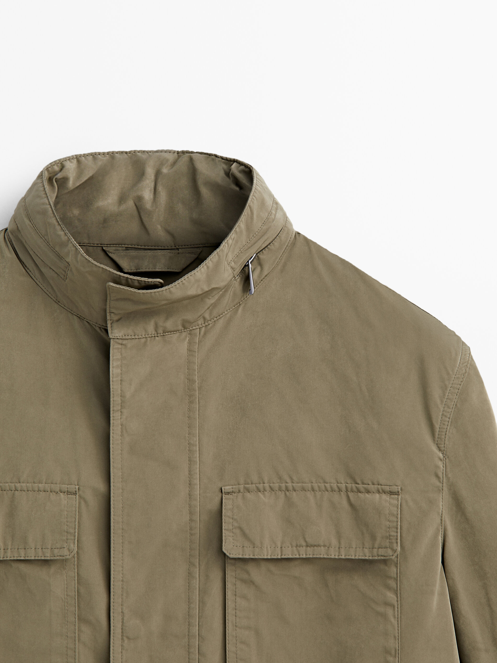 Massimo dutti technical jacket with pockets online