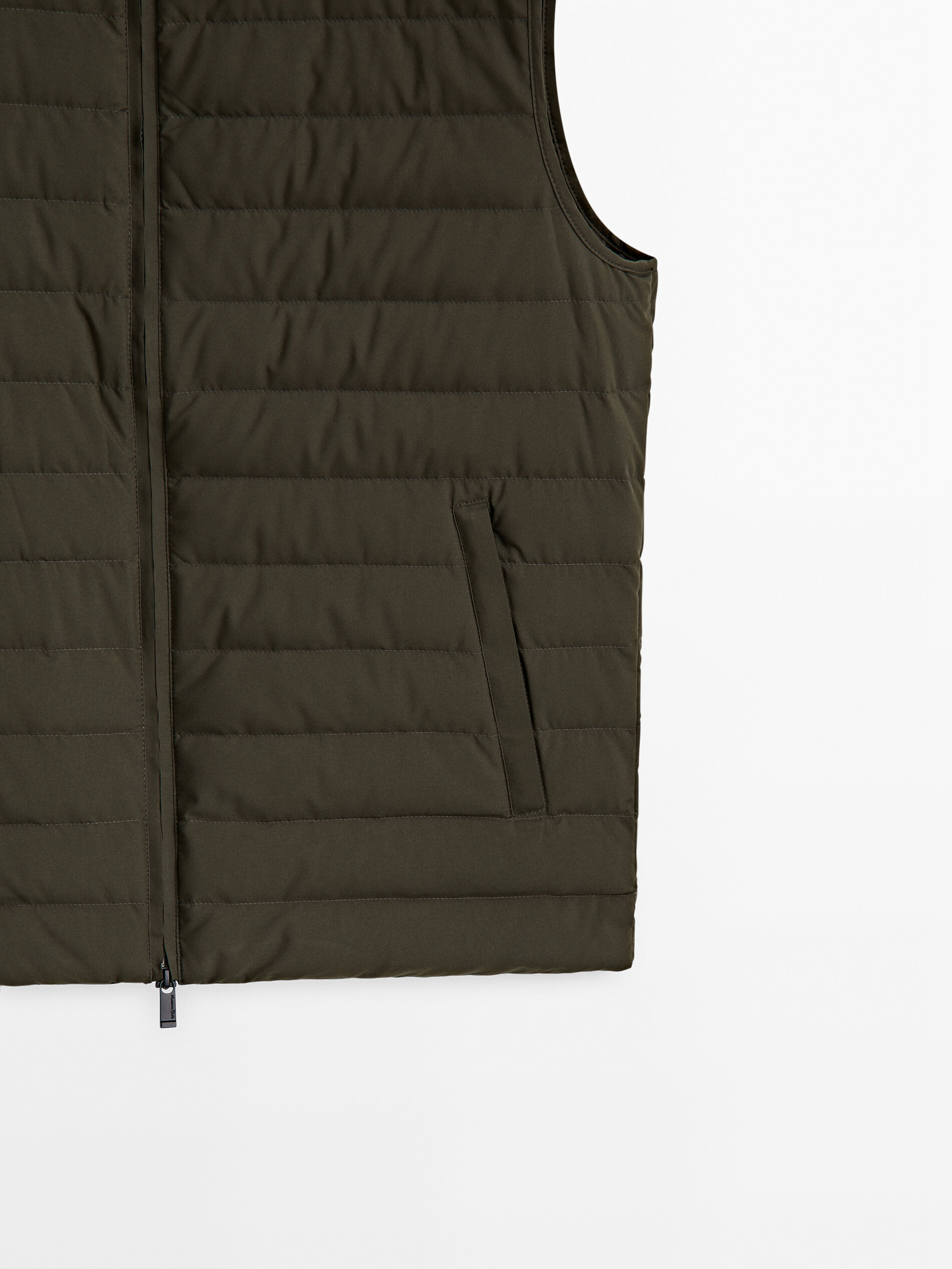 Down filled cheap gilet mens