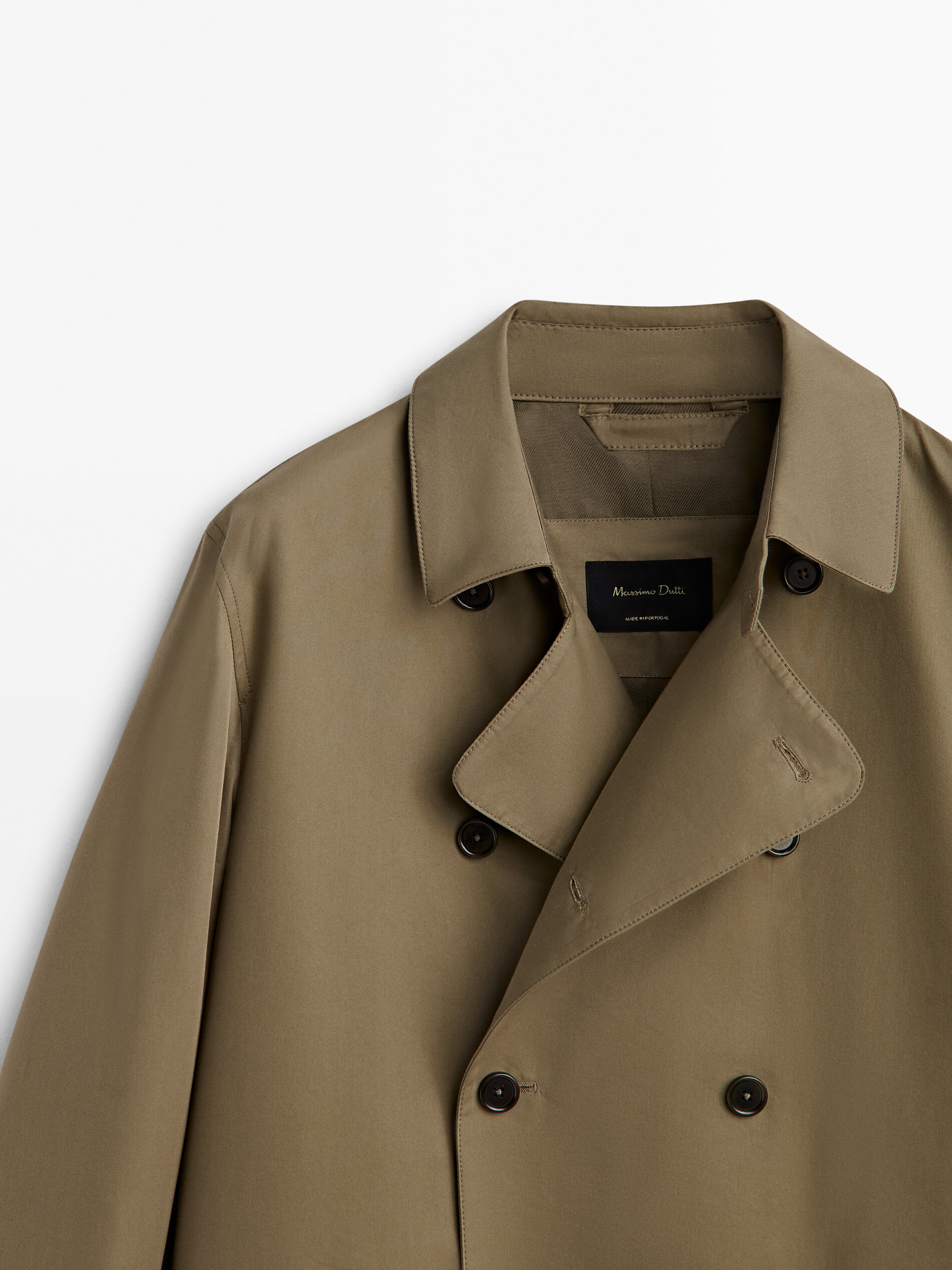 Massimo dutti 2025 trench coat mens