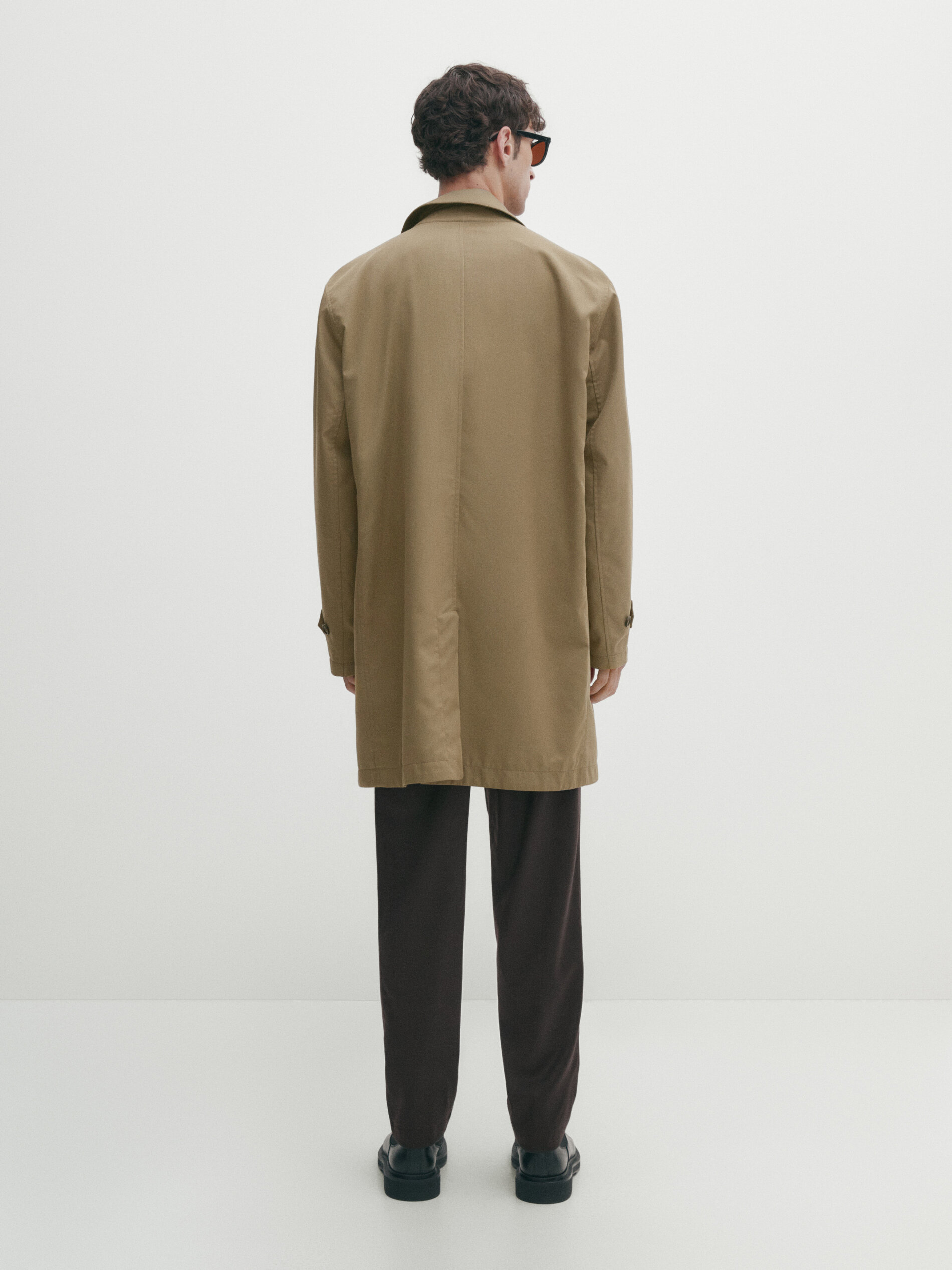 Massimo dutti trench coat mens store