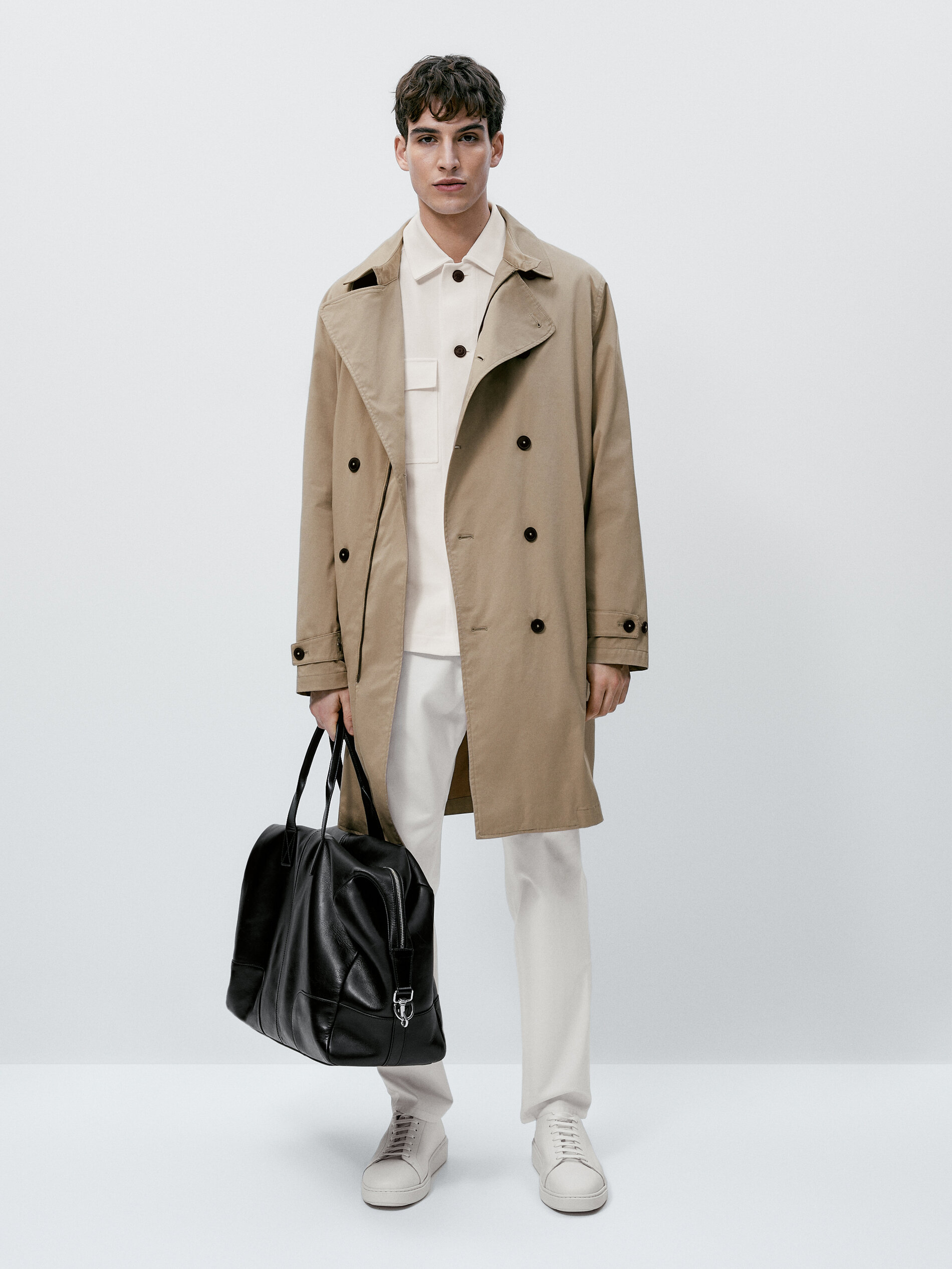 Massimo dutti raincoat hotsell
