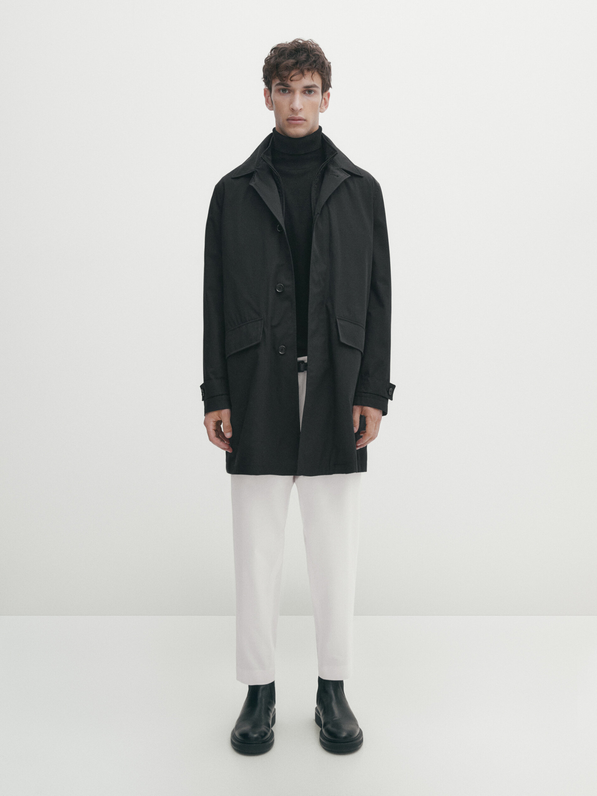 Massimo dutti trench deals coat men