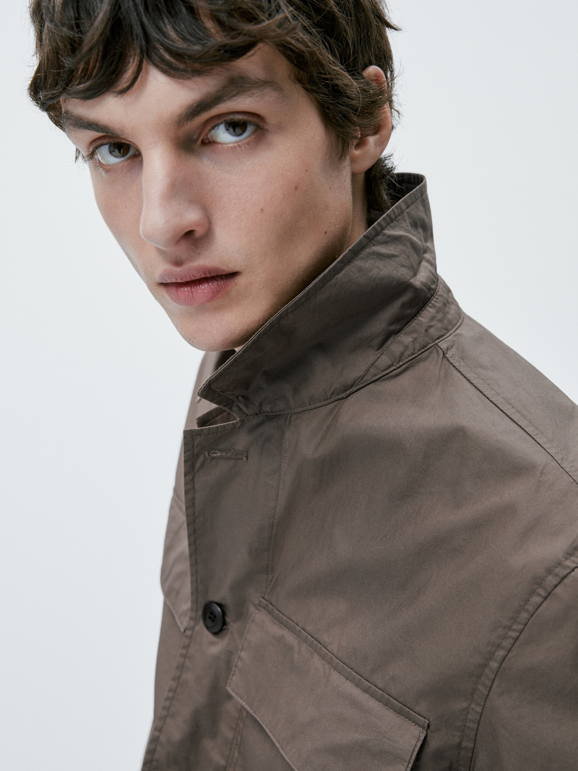 Massimo dutti technical jacket cheap with pockets