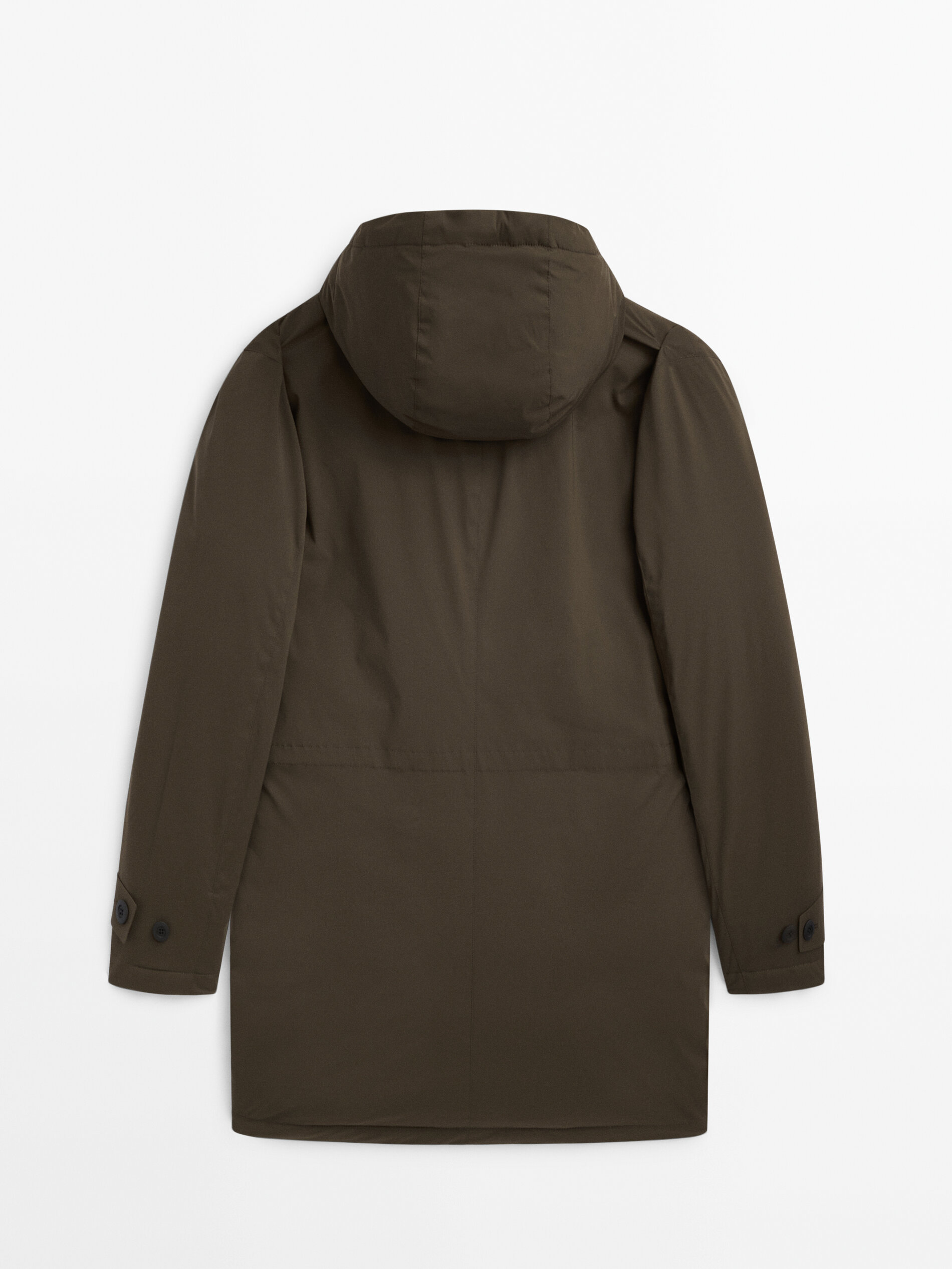 Zero gravity parka with down and feathers padding