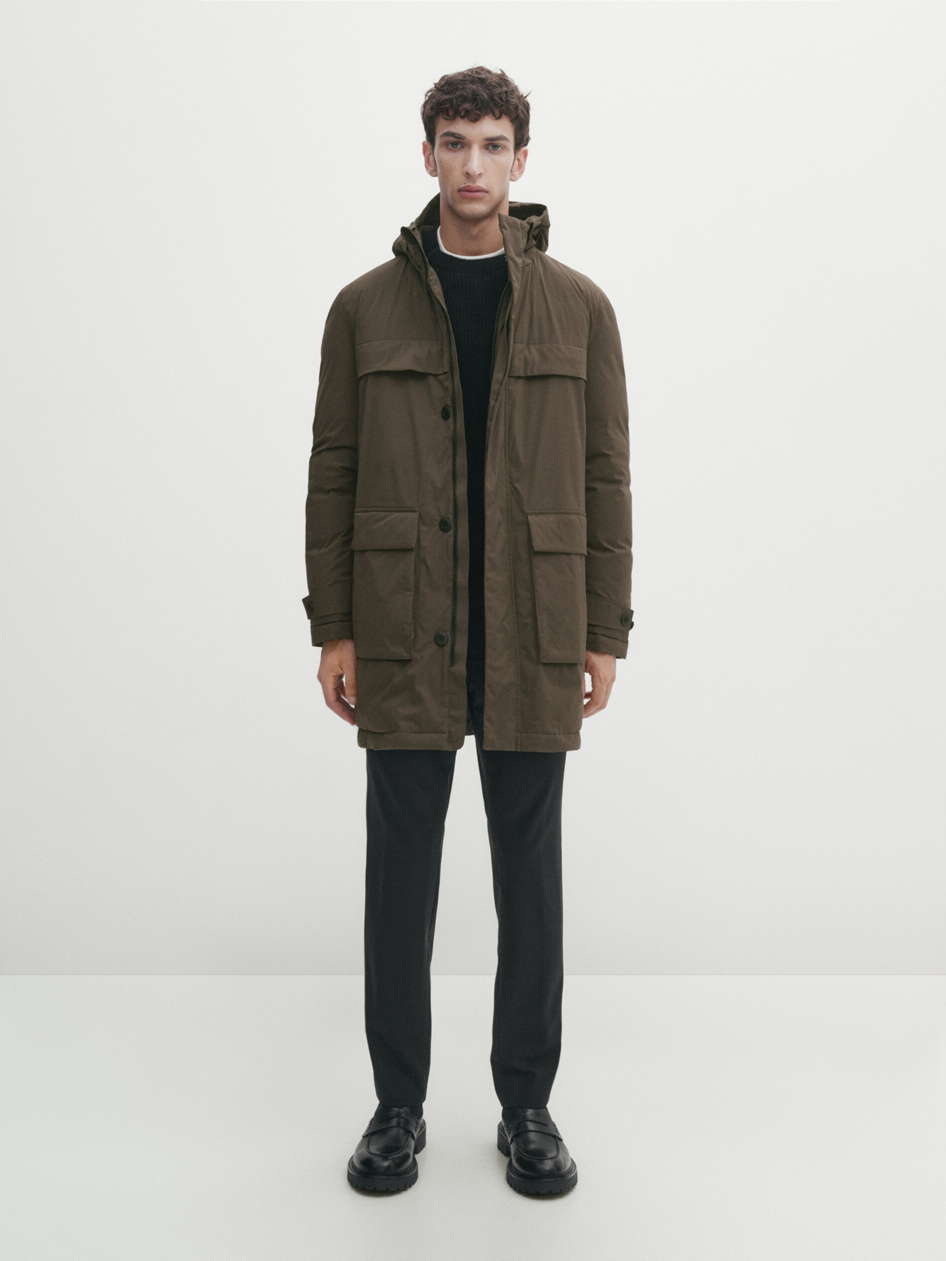 Massimo dutti online parka homme