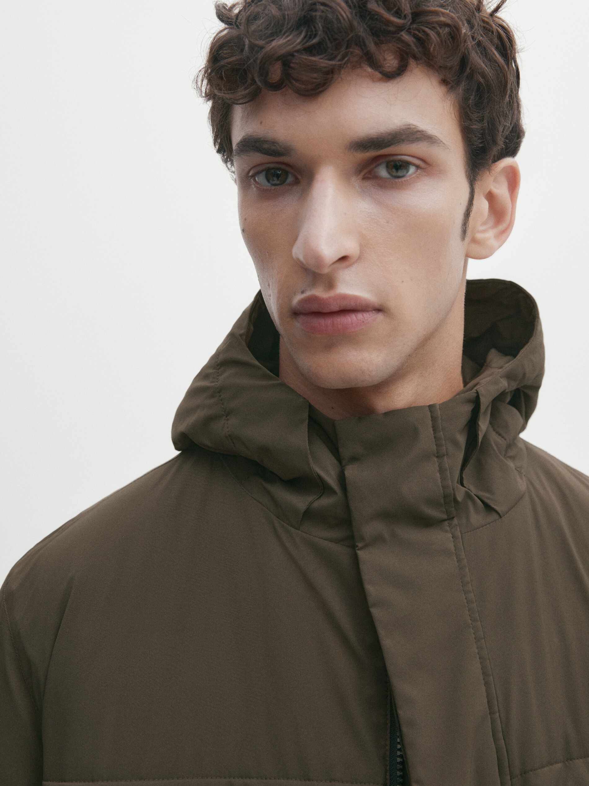 Massimo dutti technical parka online