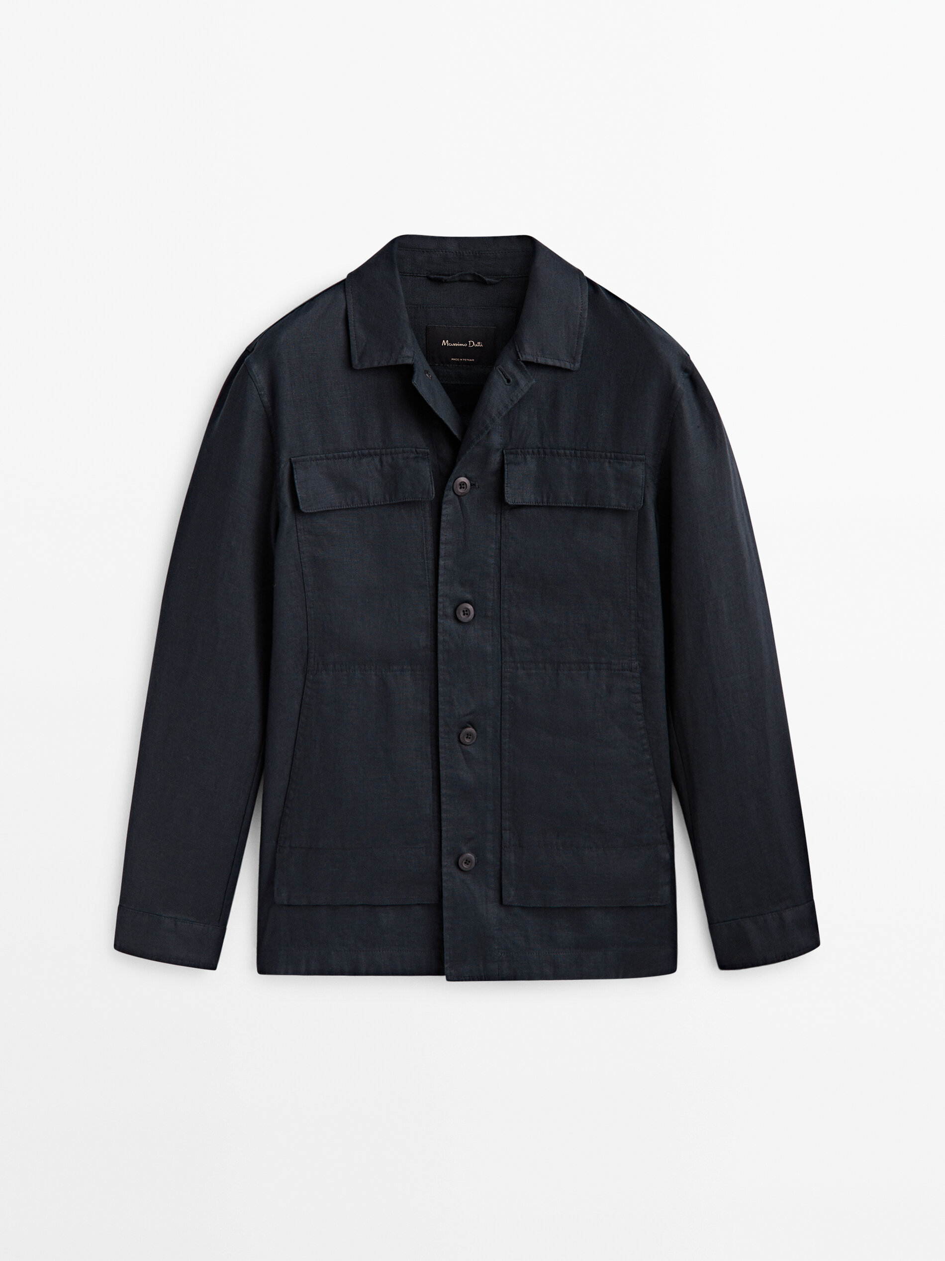Linen trucker clearance jacket