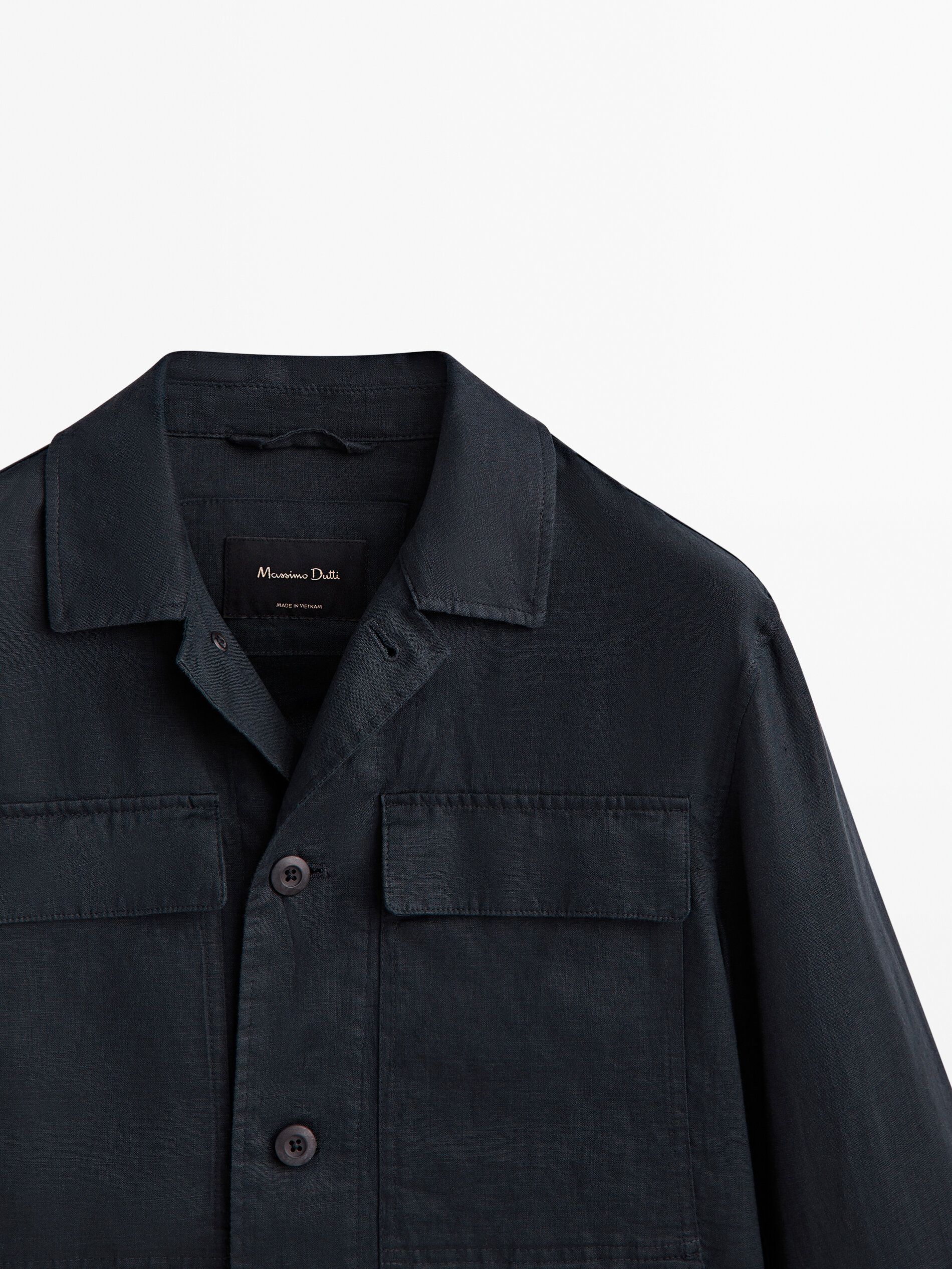 Massimo dutti deals linen jacket