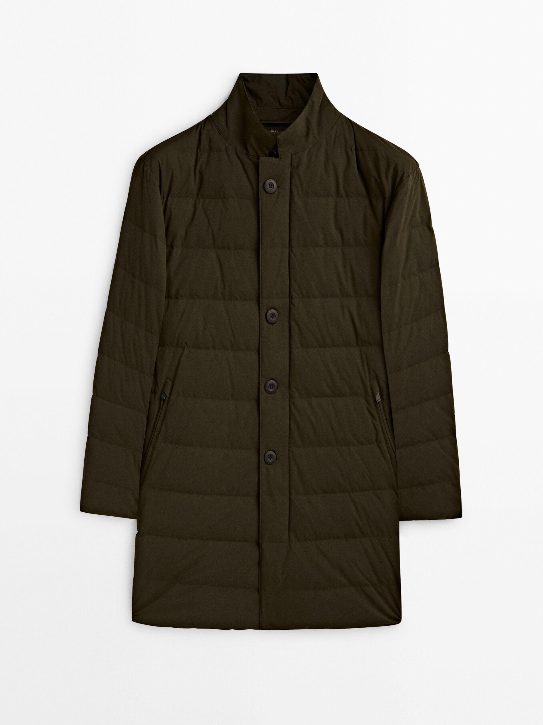 Puffer jacket with removable interior