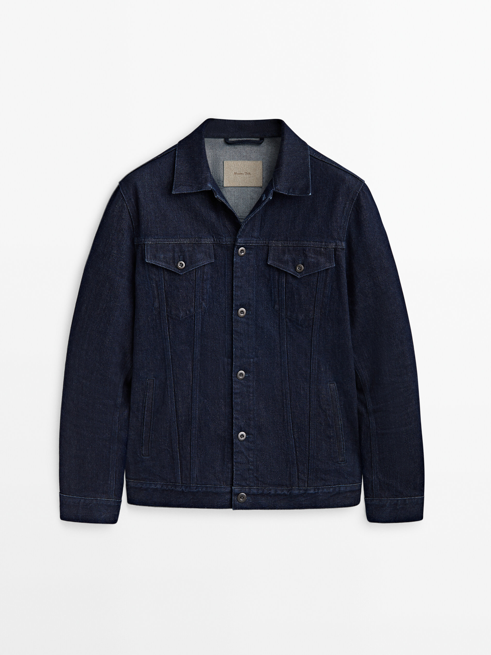 Rinse wash co ordinated denim trucket jacket Indigo Dressy